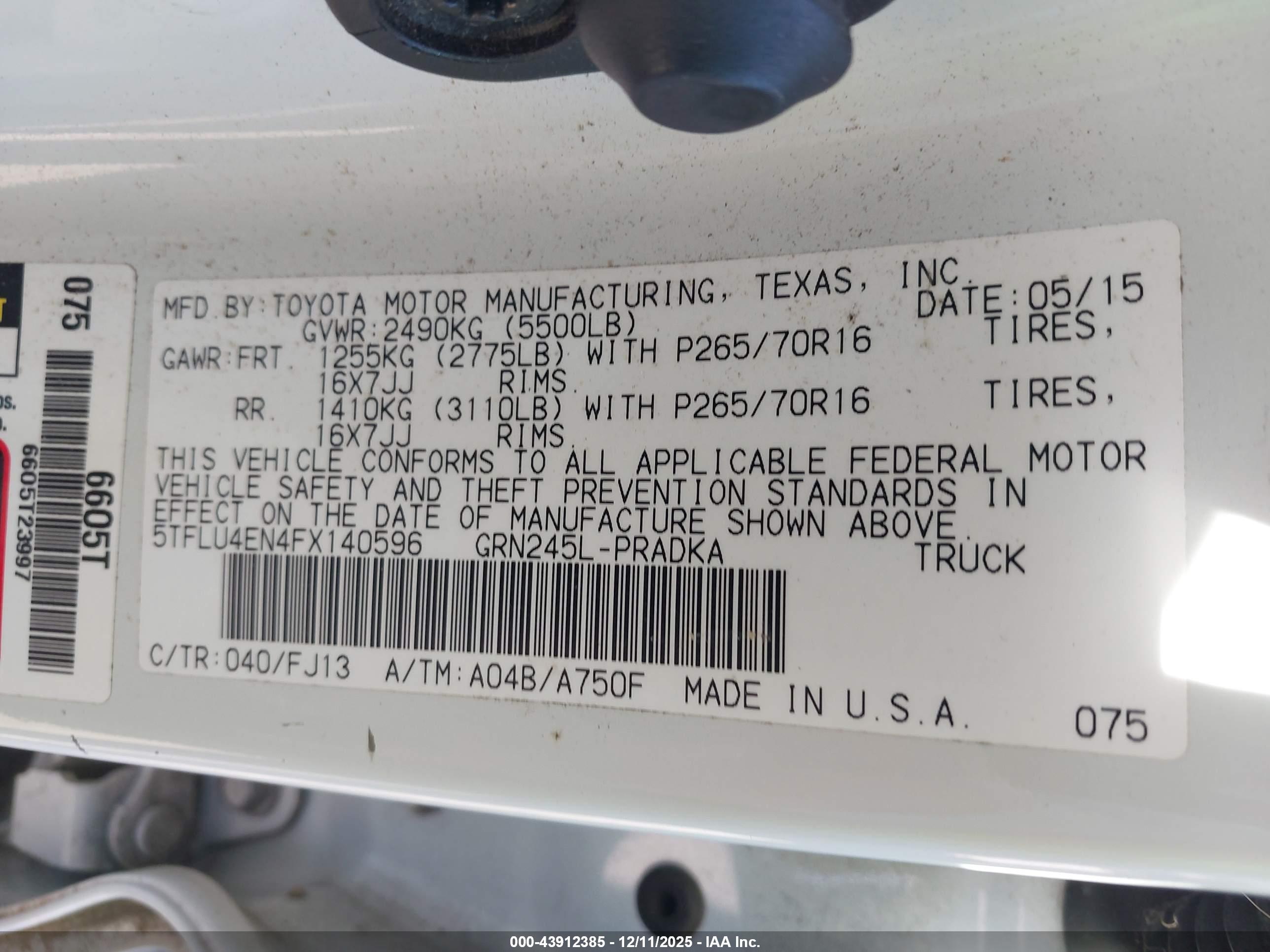 TOYOTA TACOMA image 9
