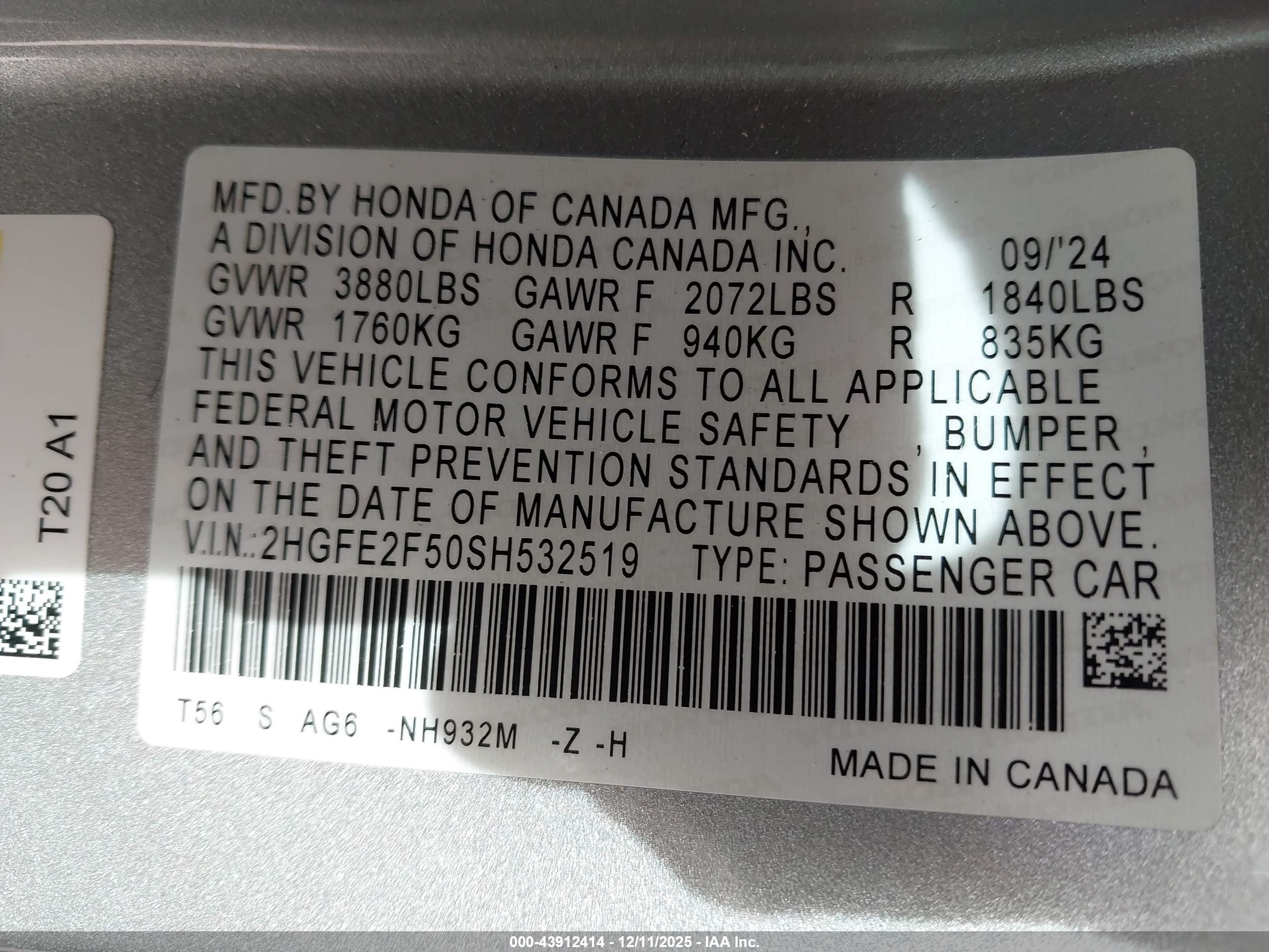 HONDA CIVIC image 9