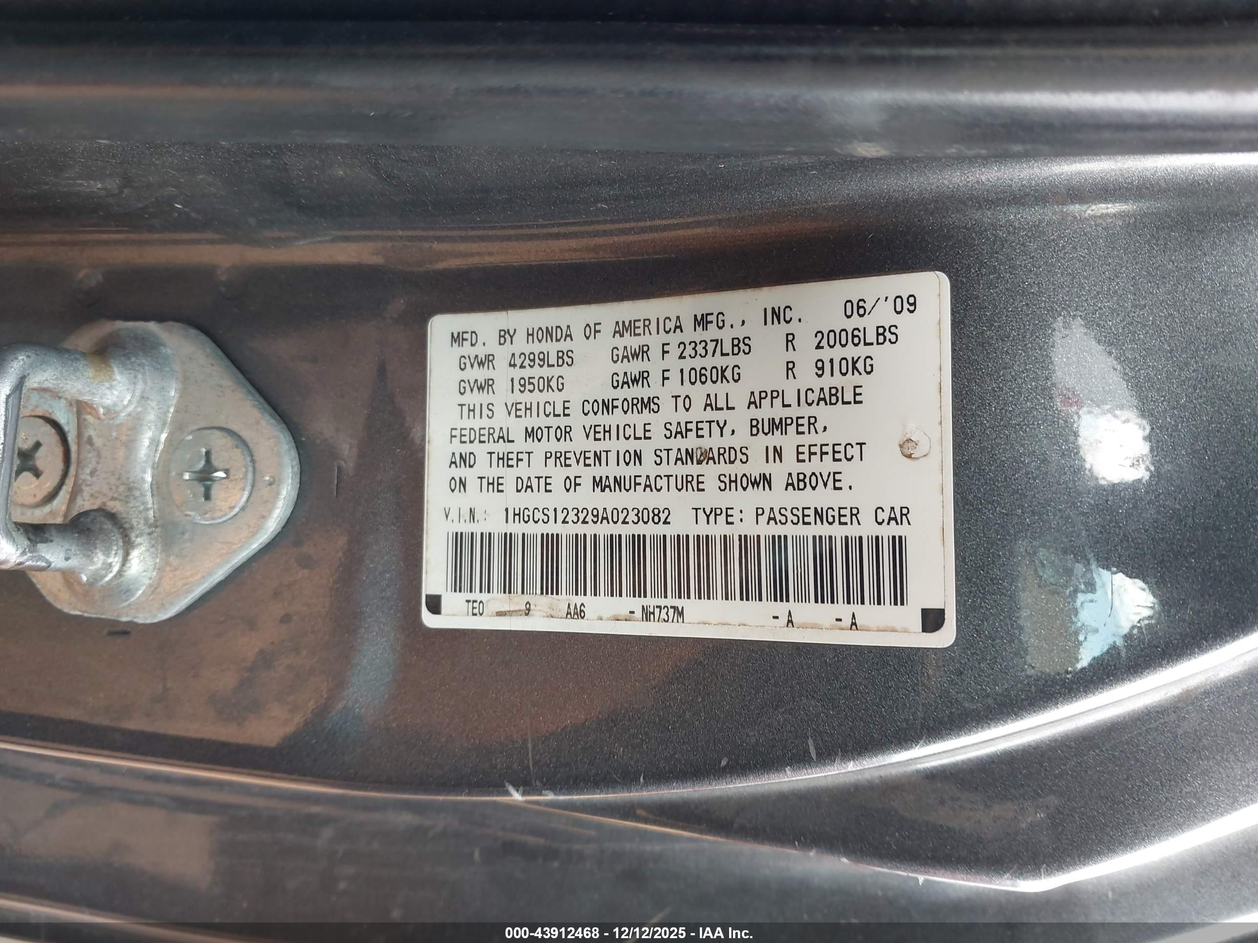HONDA ACCORD image 9