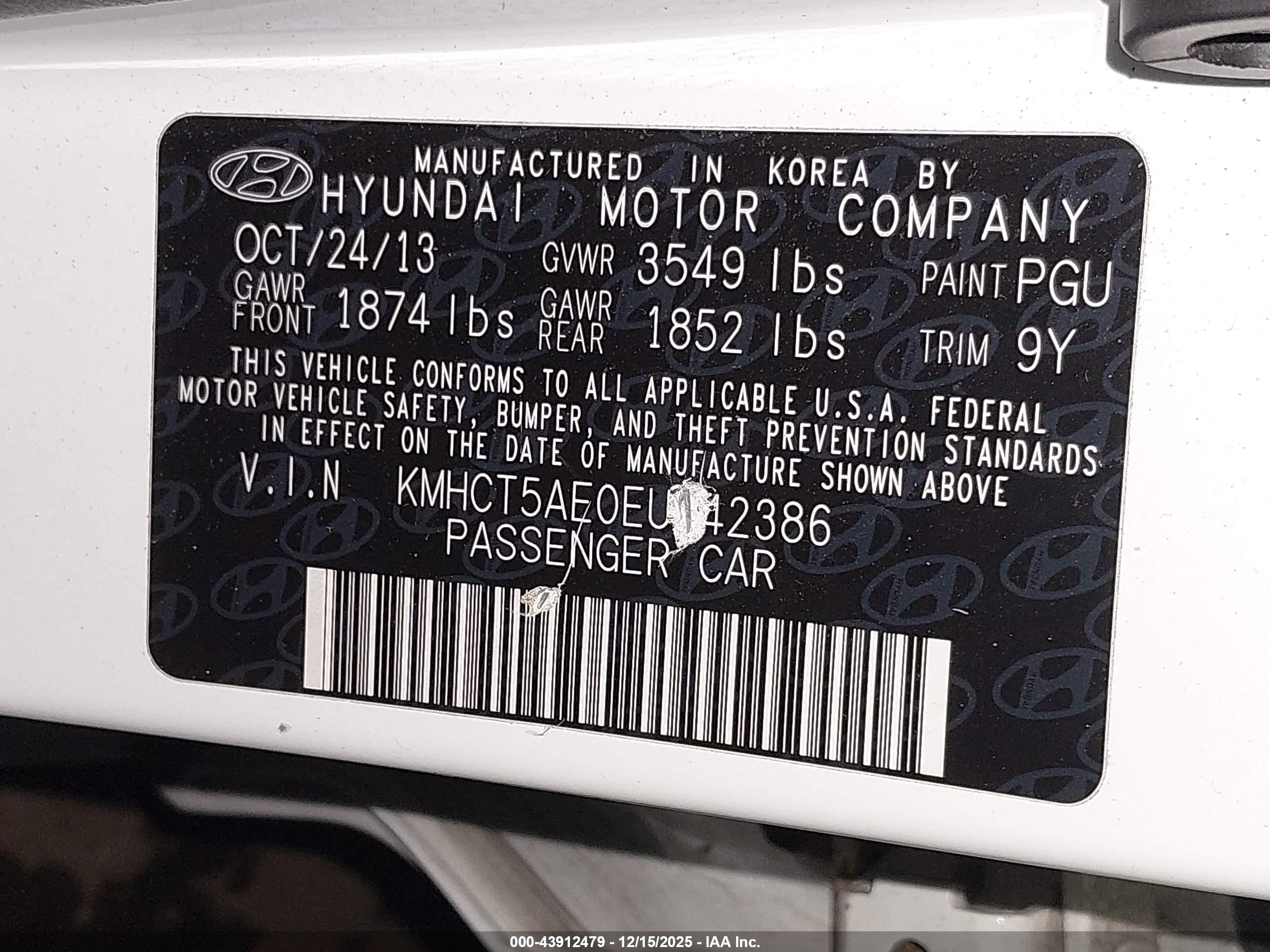 HYUNDAI ACCENT image 9