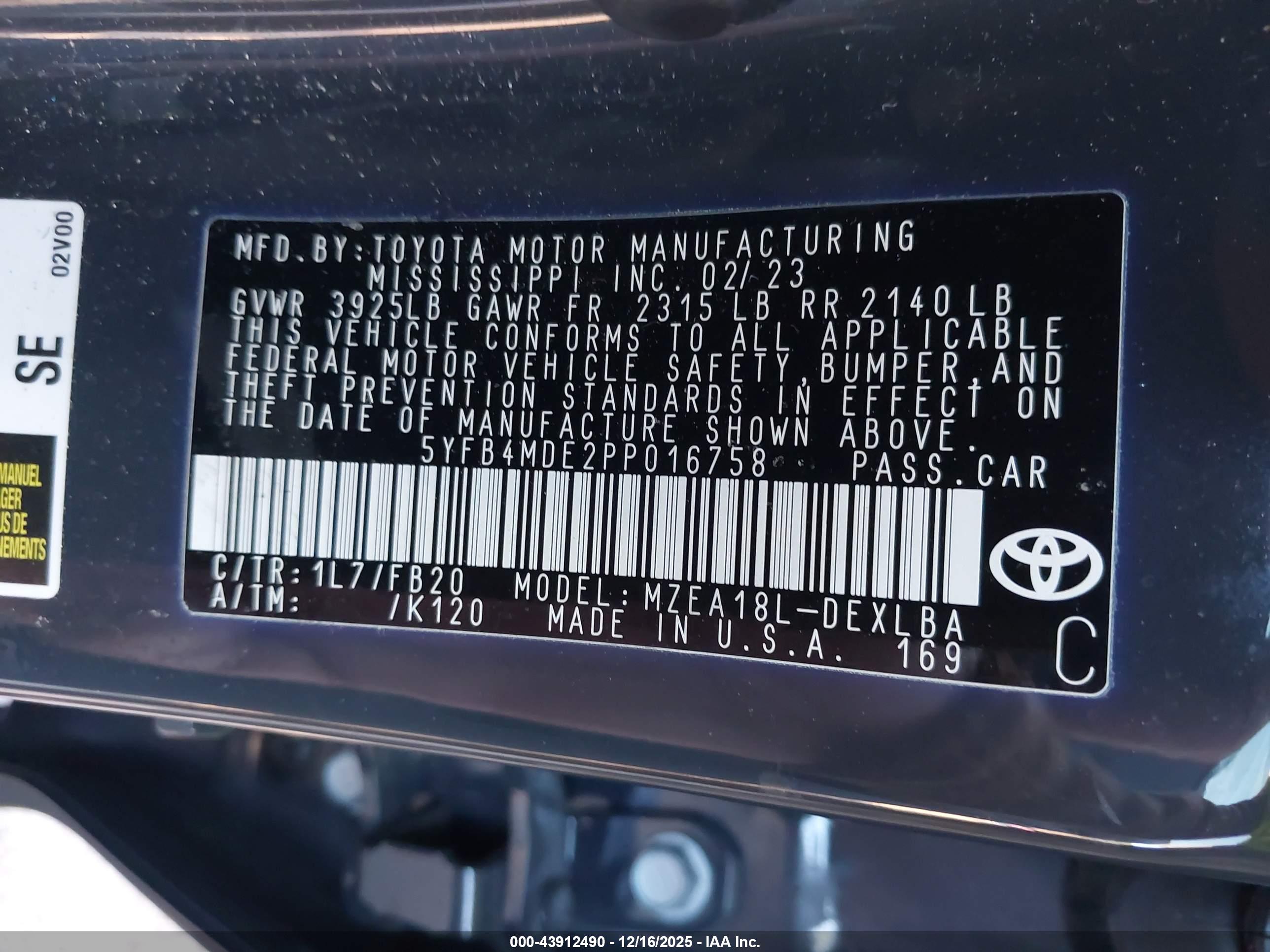 TOYOTA COROLLA image 9
