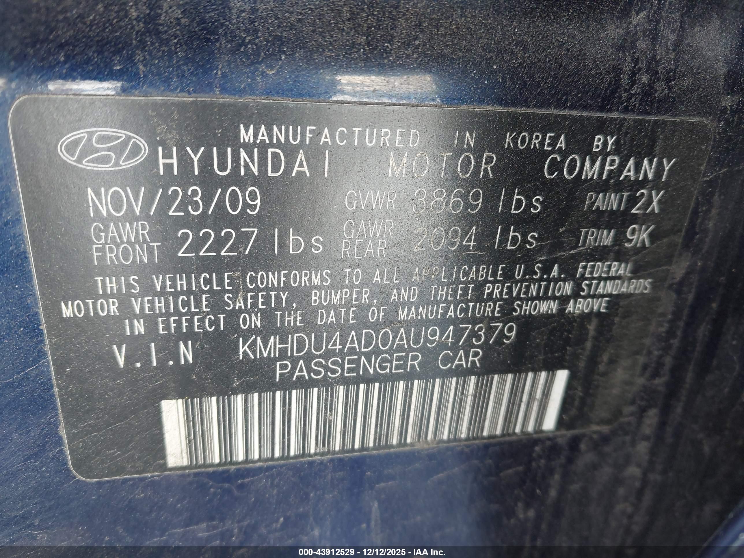 HYUNDAI ELANTRA image 9