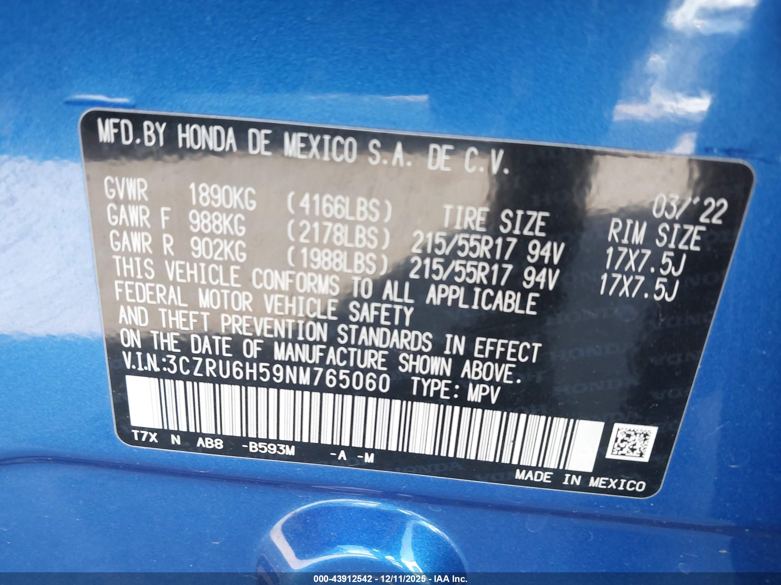 HONDA HR-V image 9