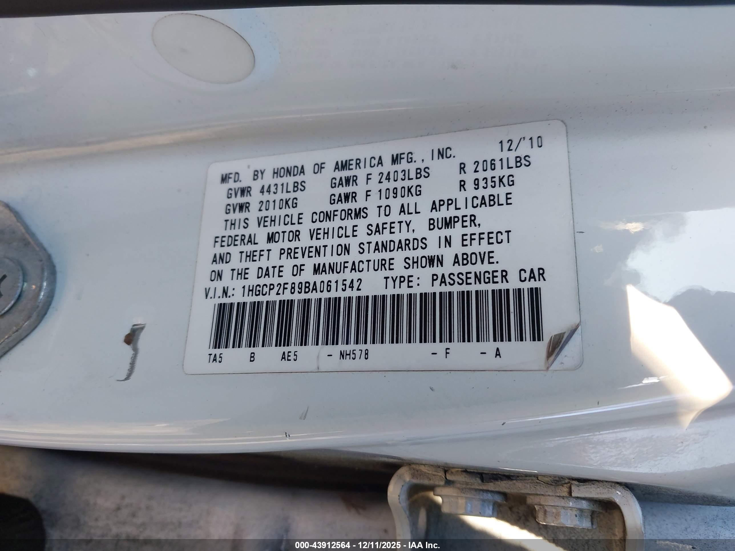HONDA ACCORD image 9