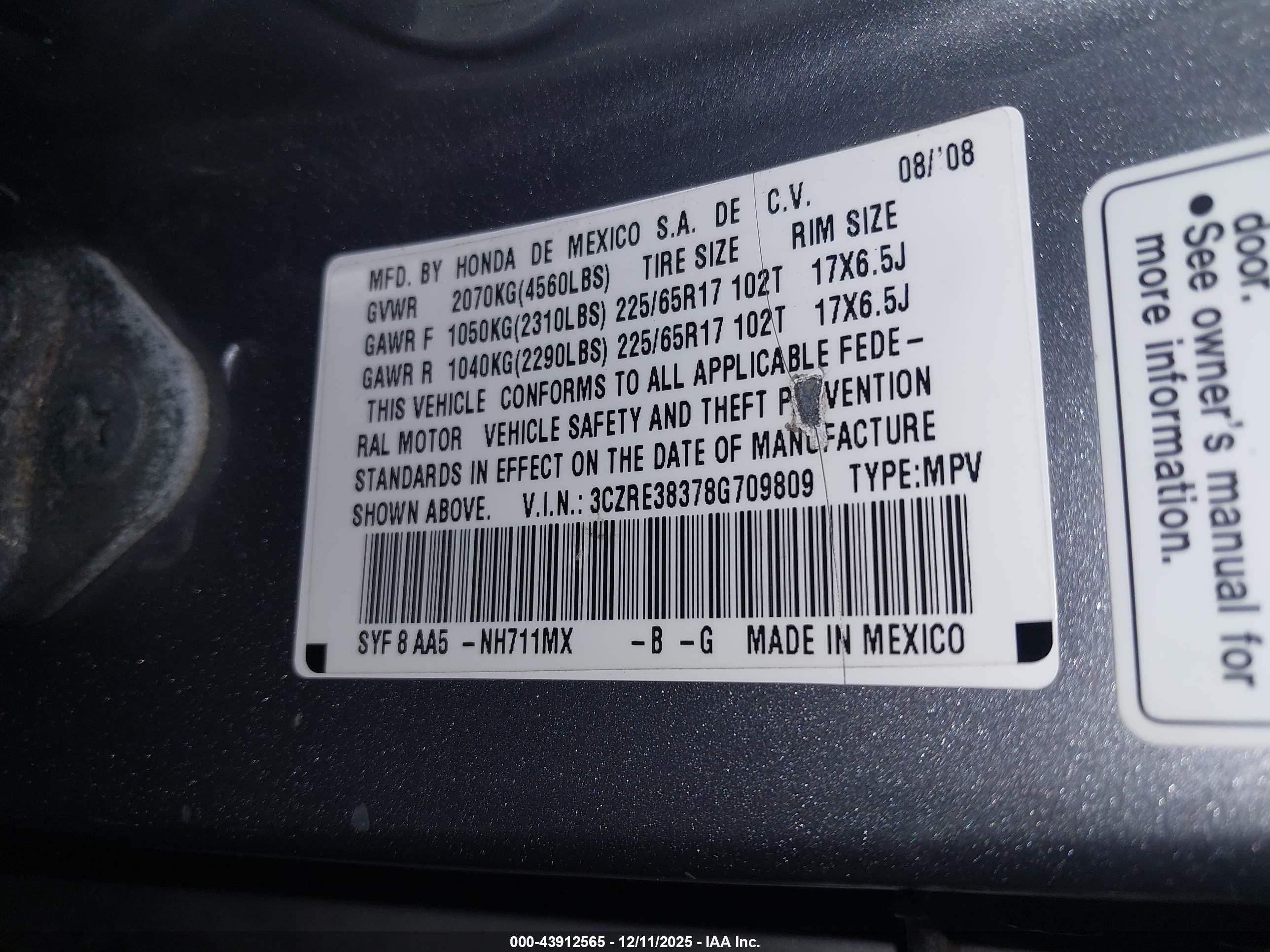 HONDA CR-V image 9
