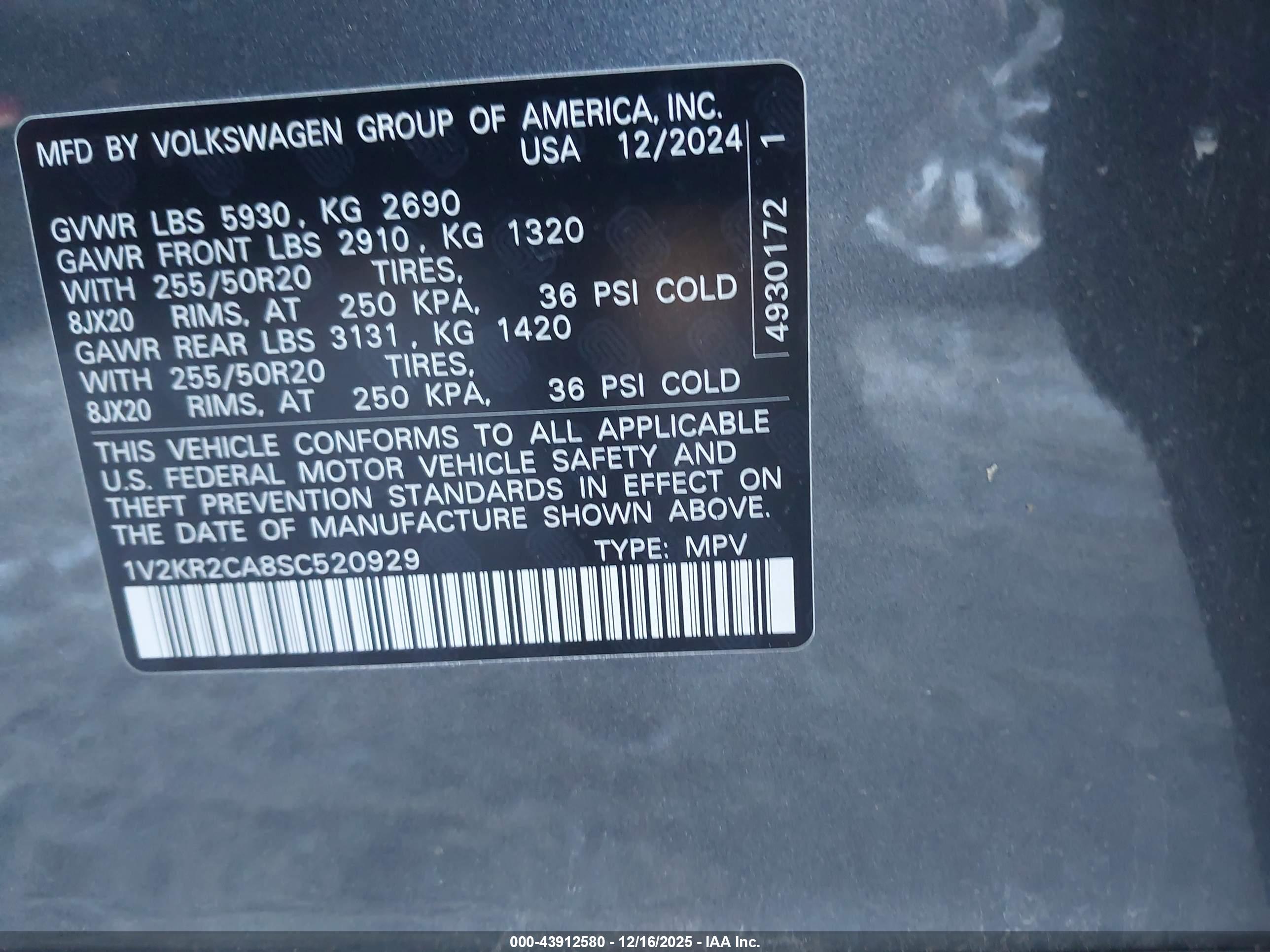 VOLKSWAGEN ATLAS image 9