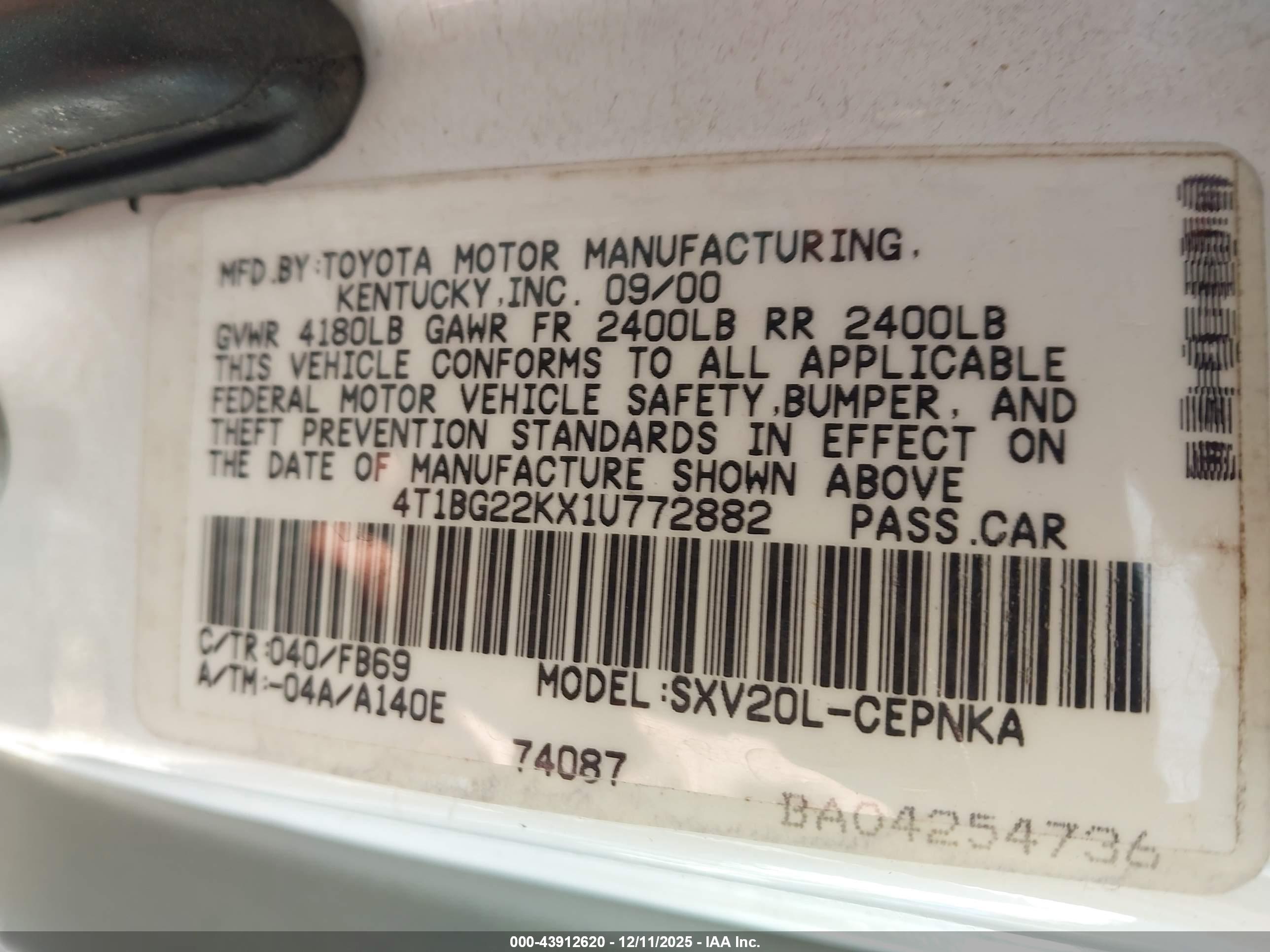 TOYOTA CAMRY image 9