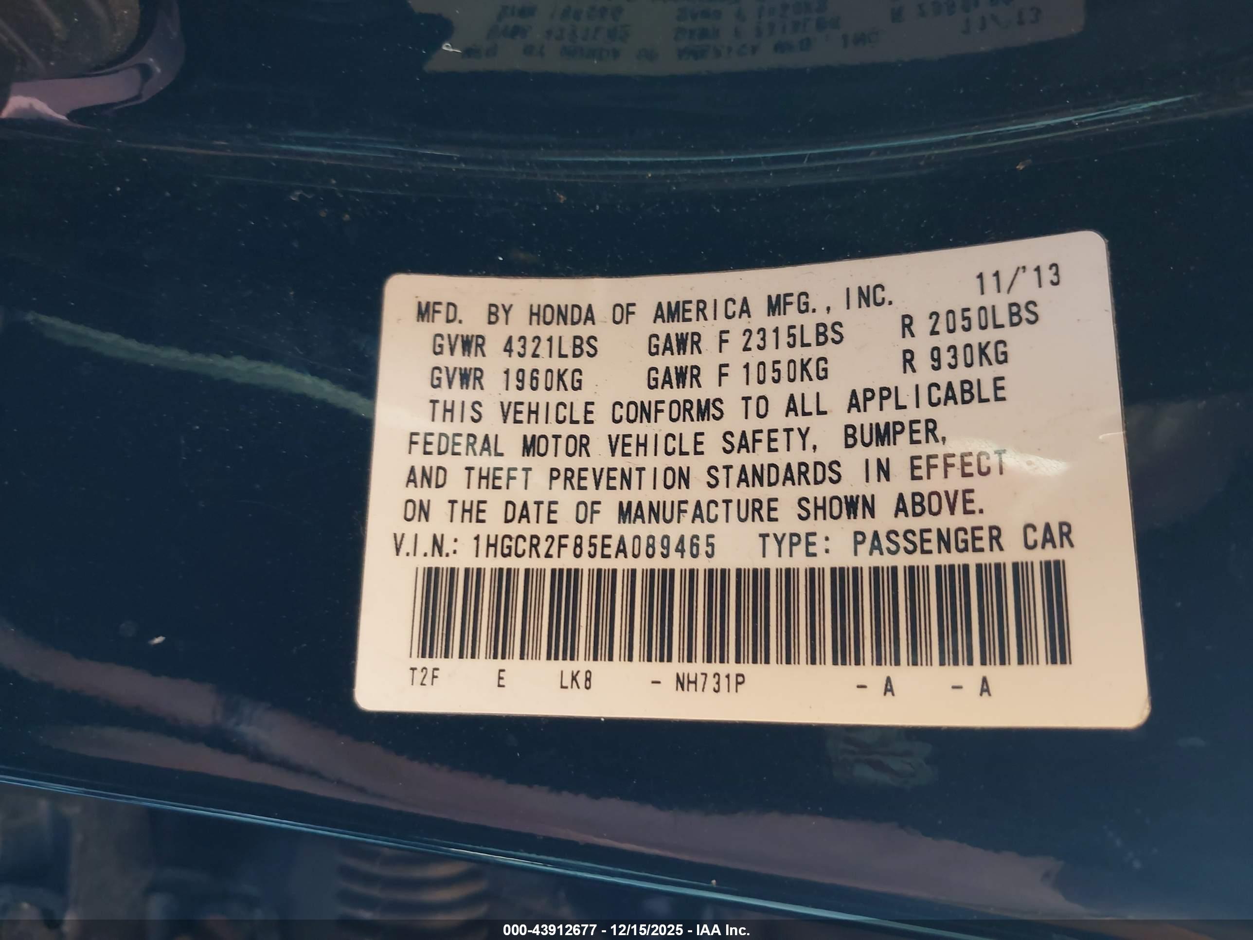 HONDA ACCORD image 9