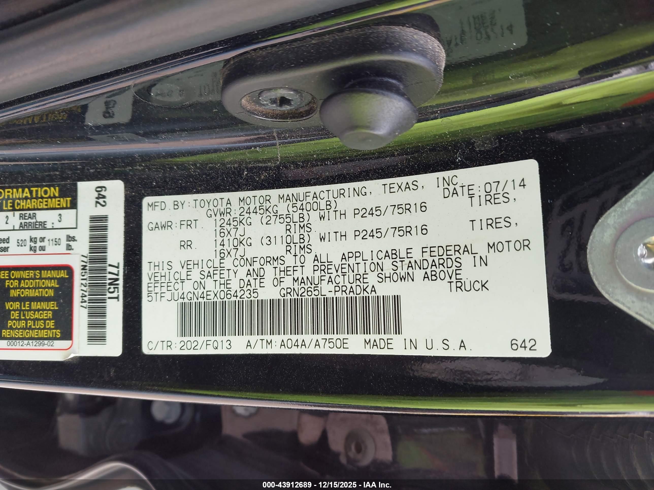 TOYOTA TACOMA image 9