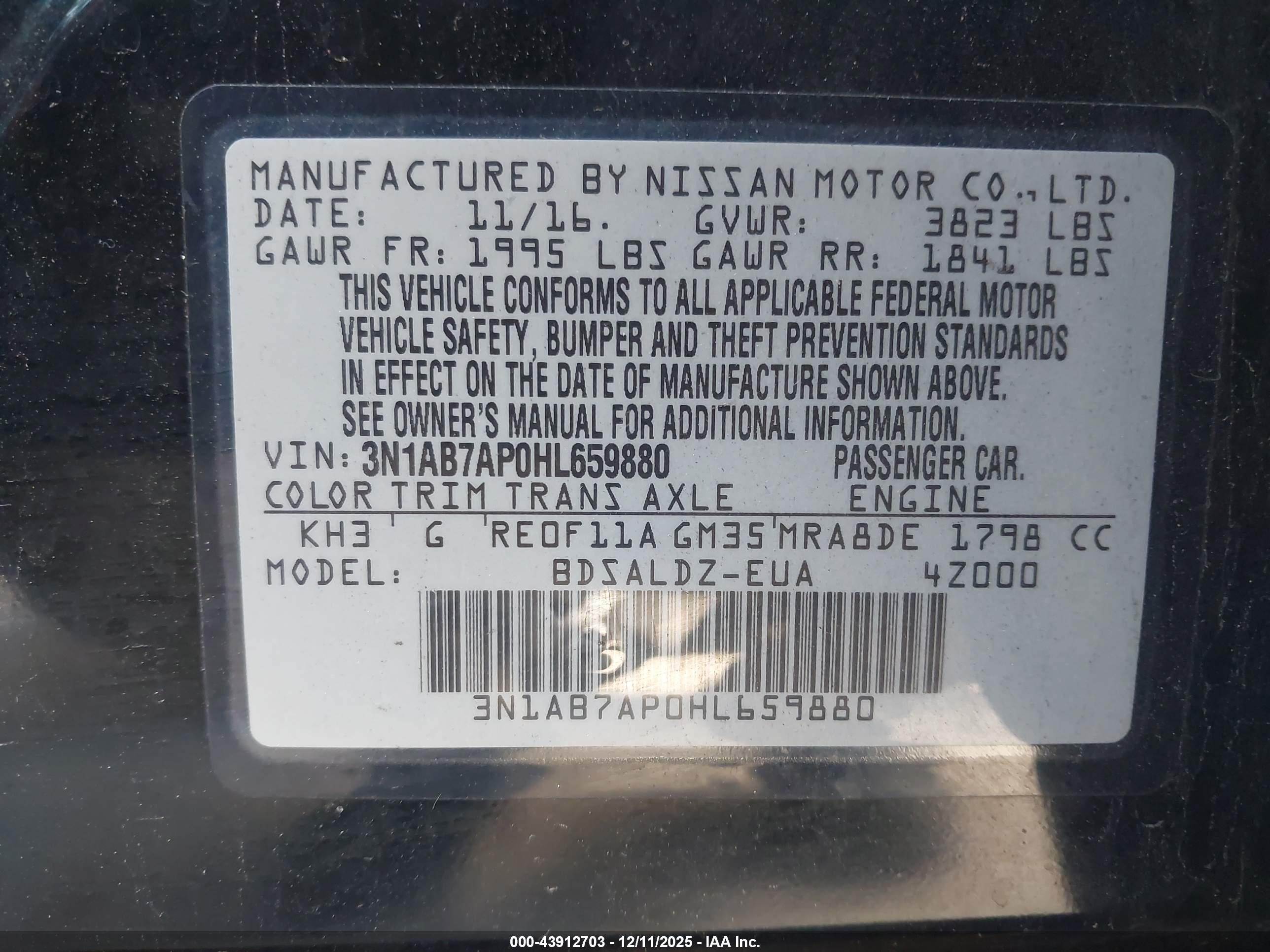 NISSAN SENTRA image 9
