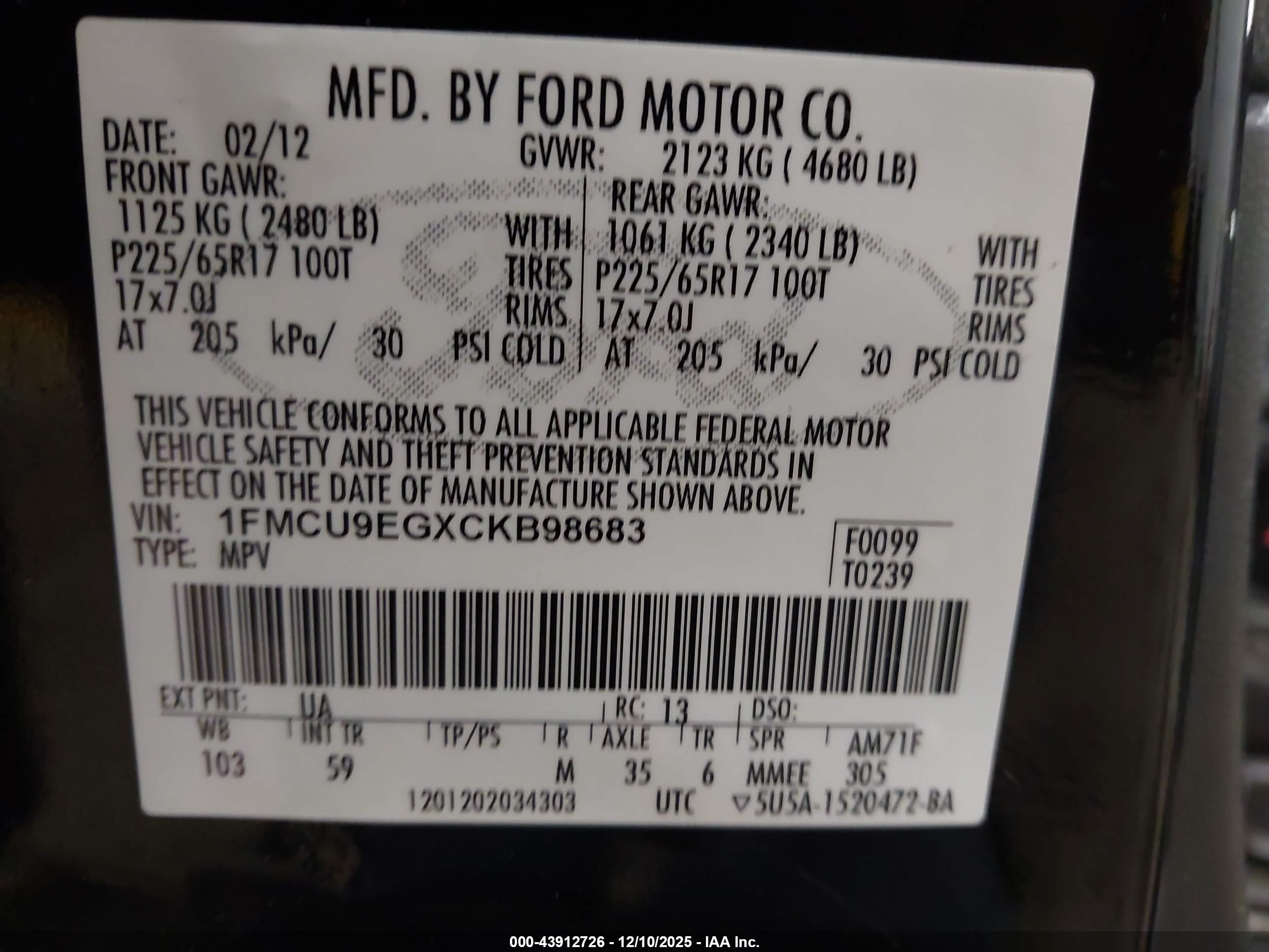 FORD ESCAPE image 9