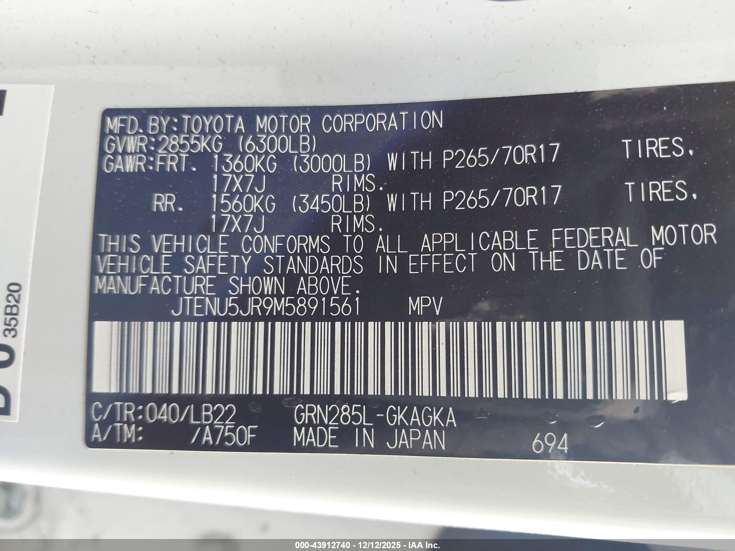 TOYOTA 4RUNNER image 9
