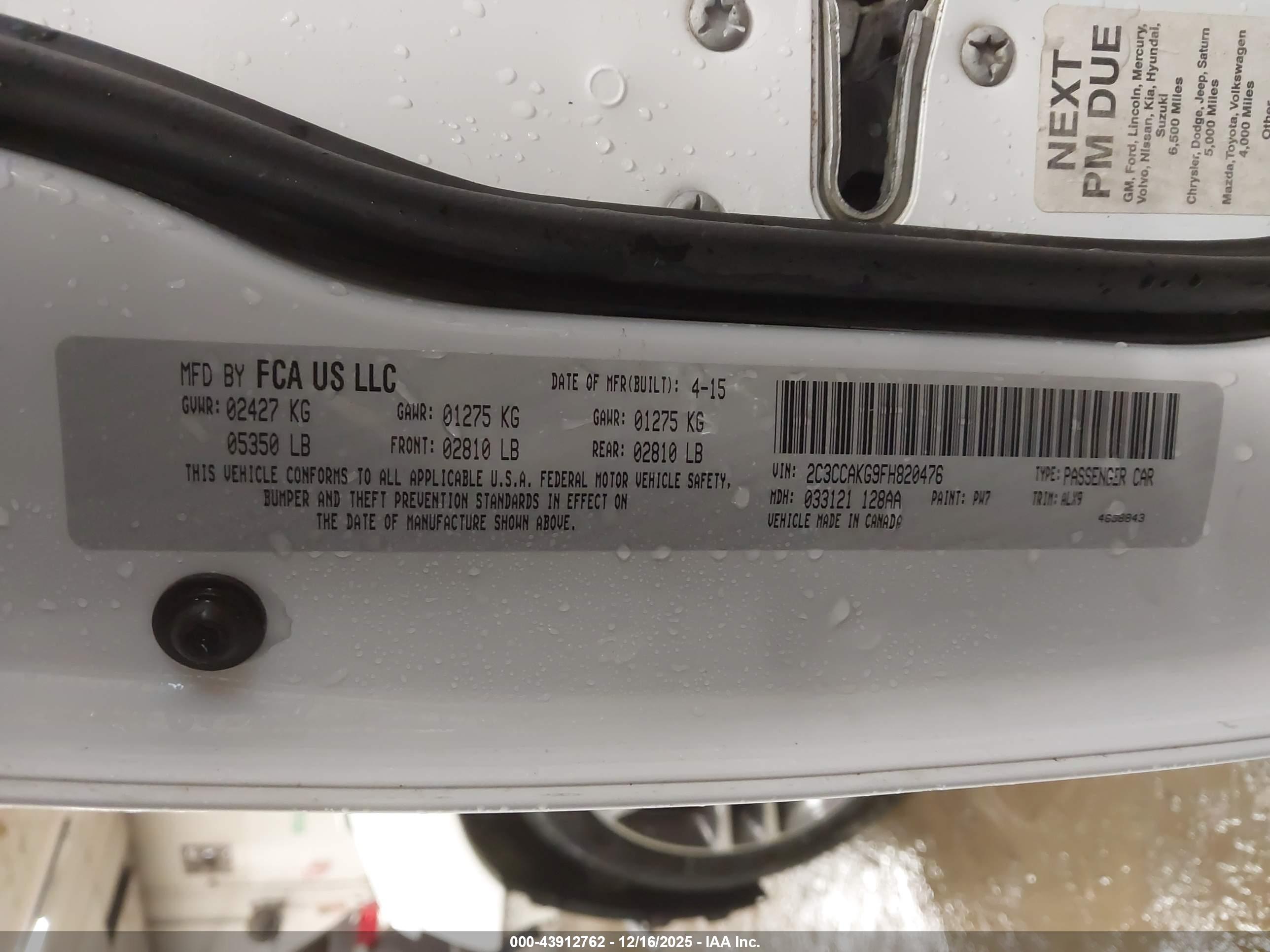 CHRYSLER 300C image 9