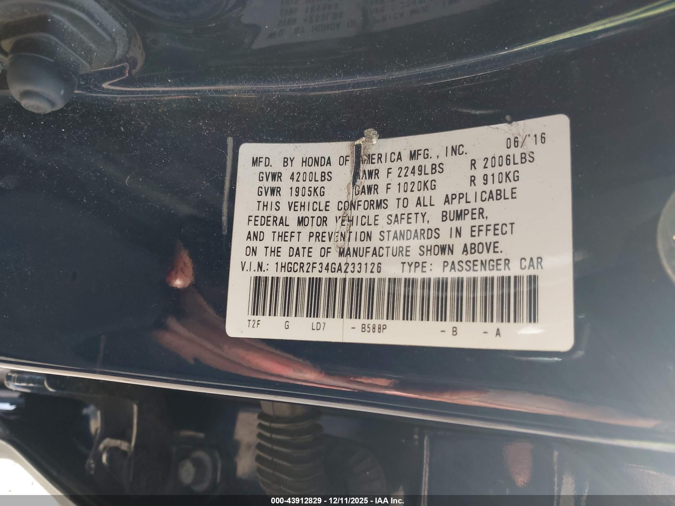 HONDA ACCORD image 9