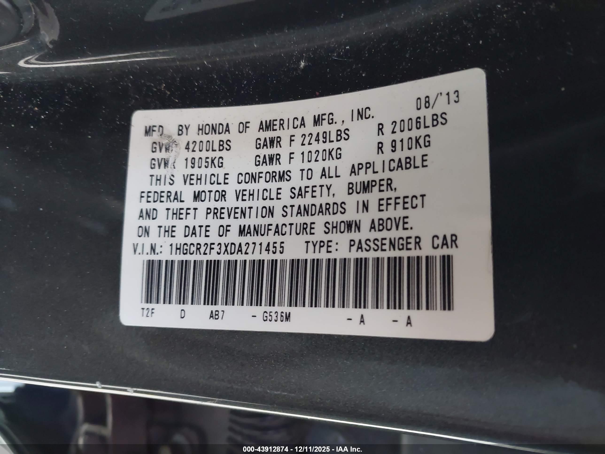 HONDA ACCORD image 9