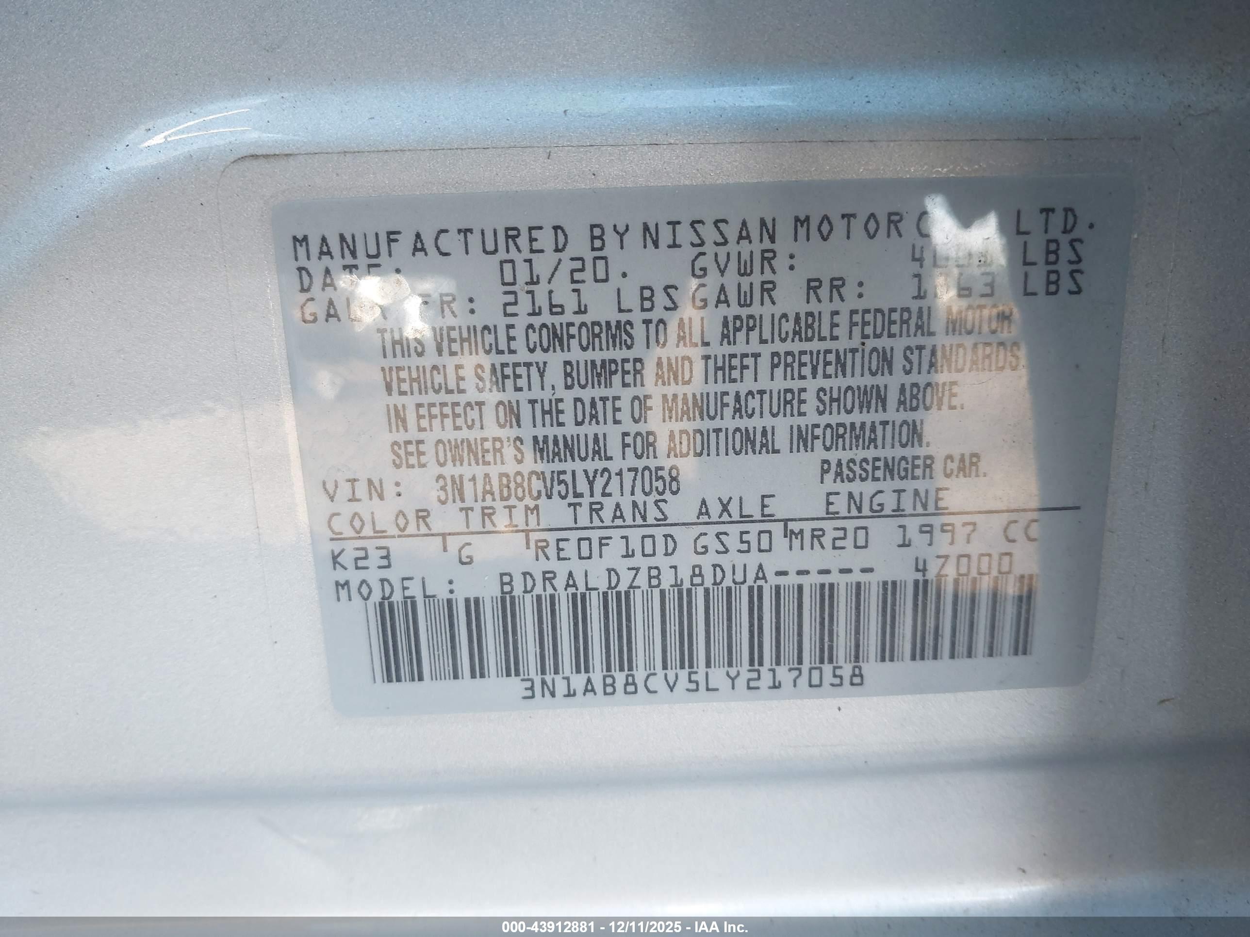 NISSAN SENTRA image 9