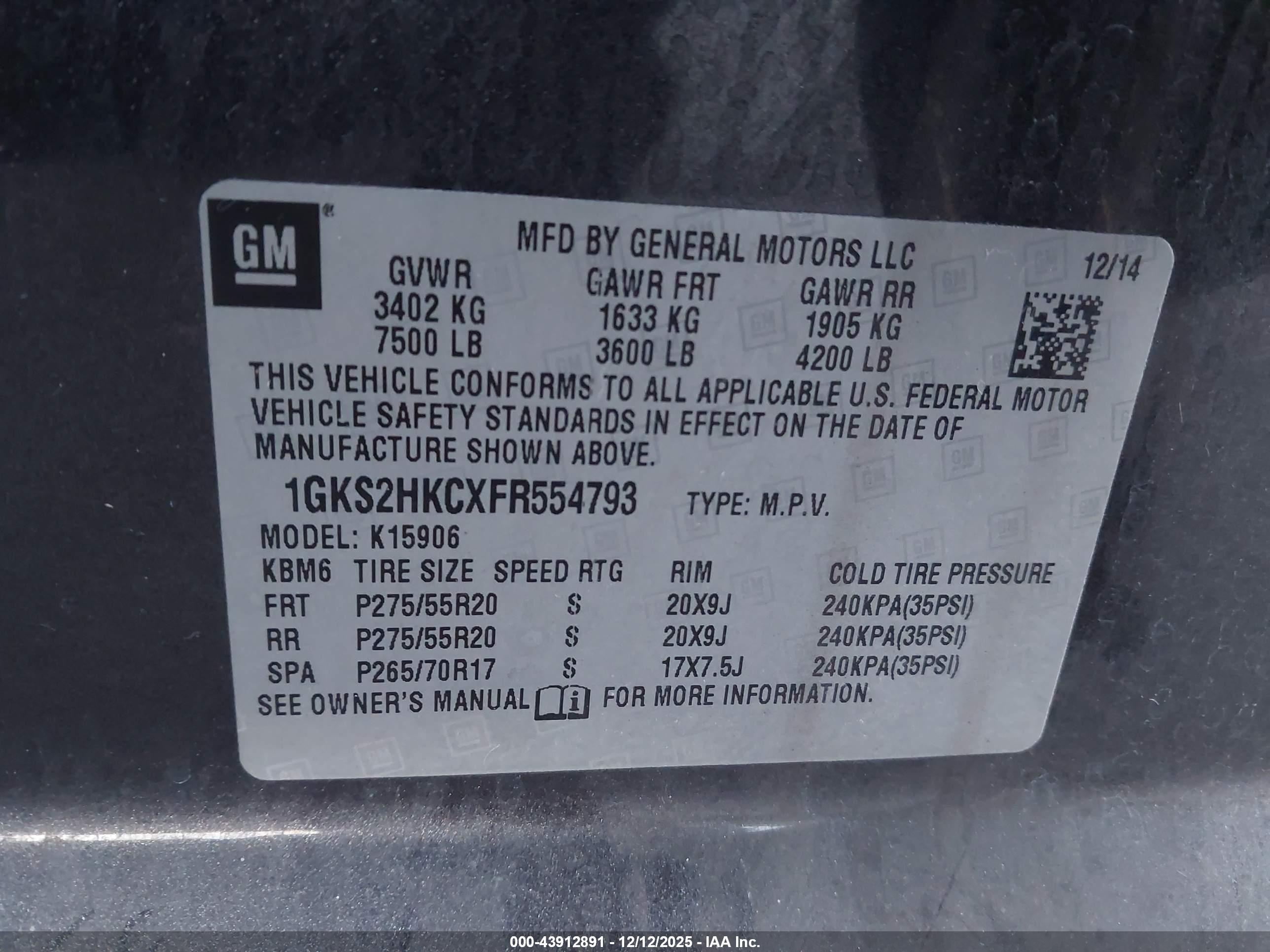 GMC YUKON image 9