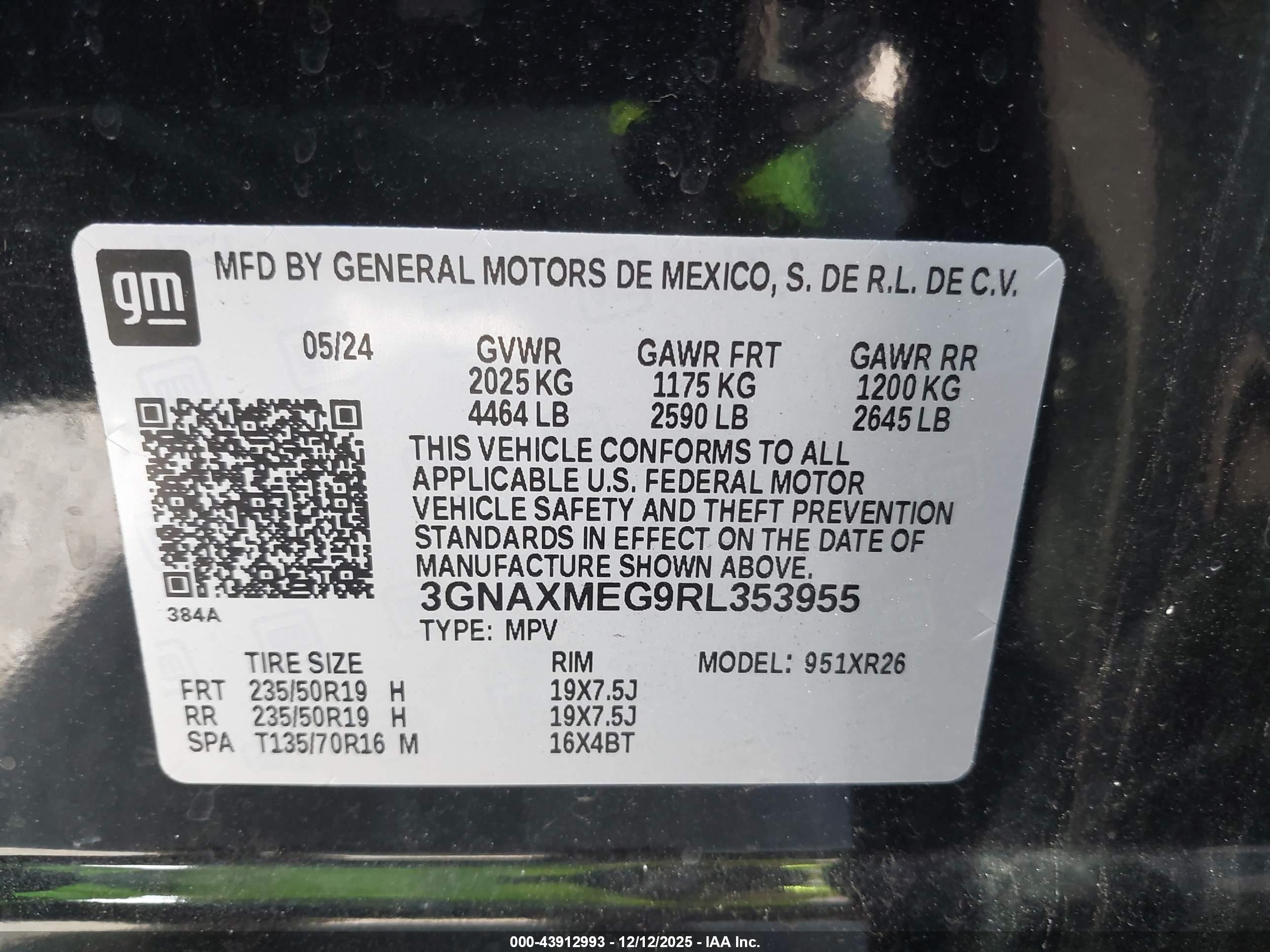 CHEVROLET EQUINOX image 9