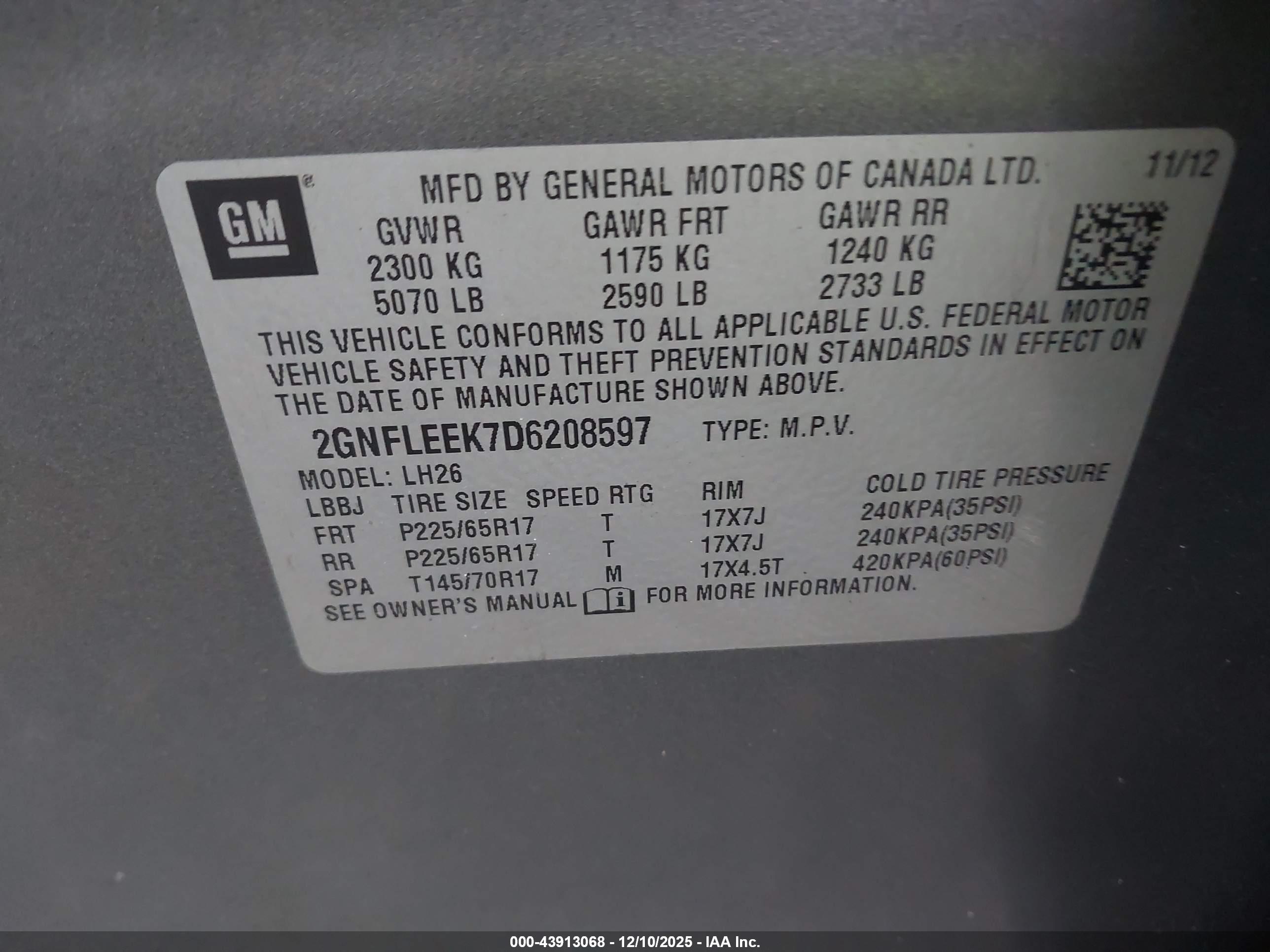 CHEVROLET EQUINOX image 9