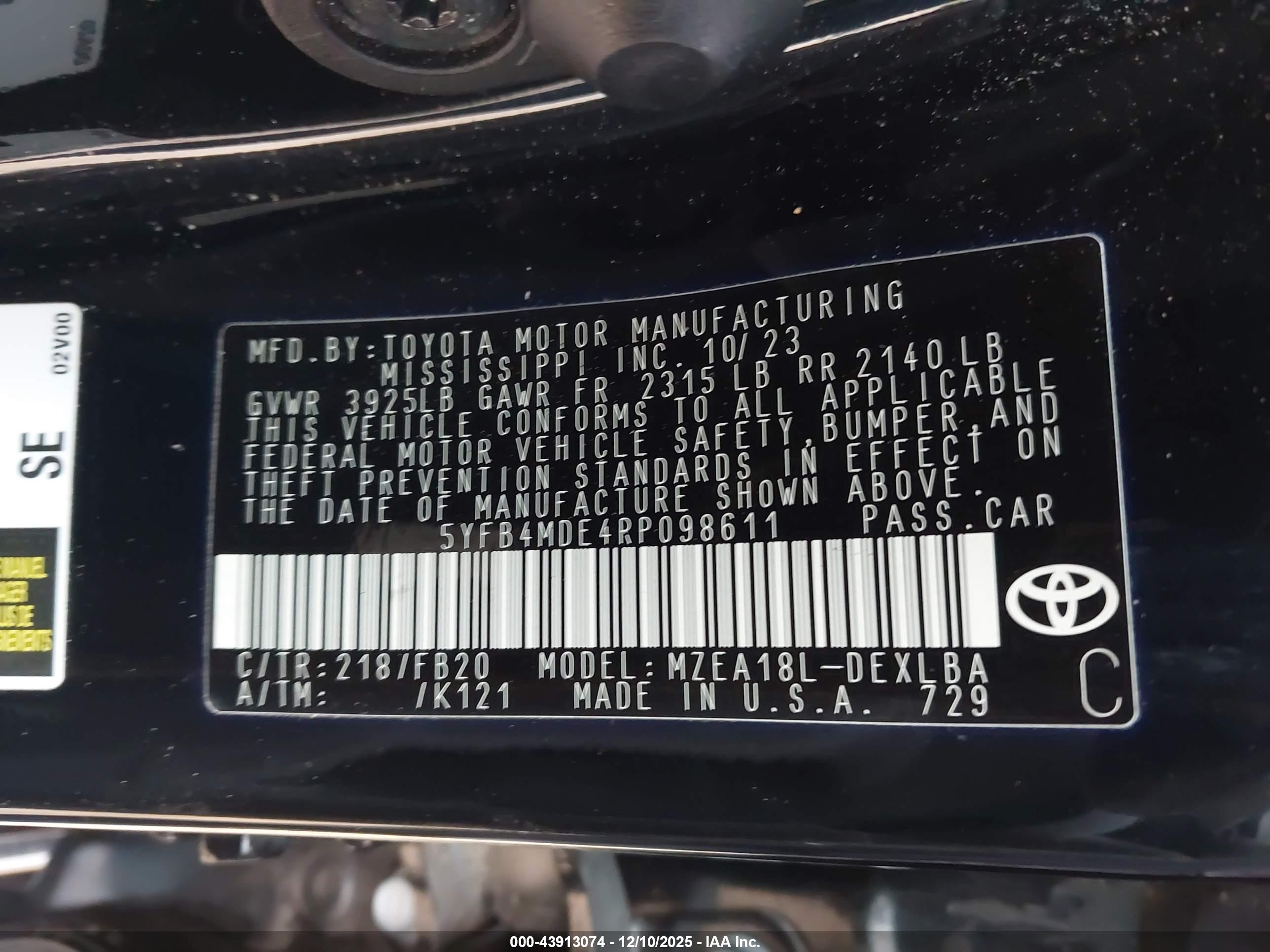 TOYOTA COROLLA image 9