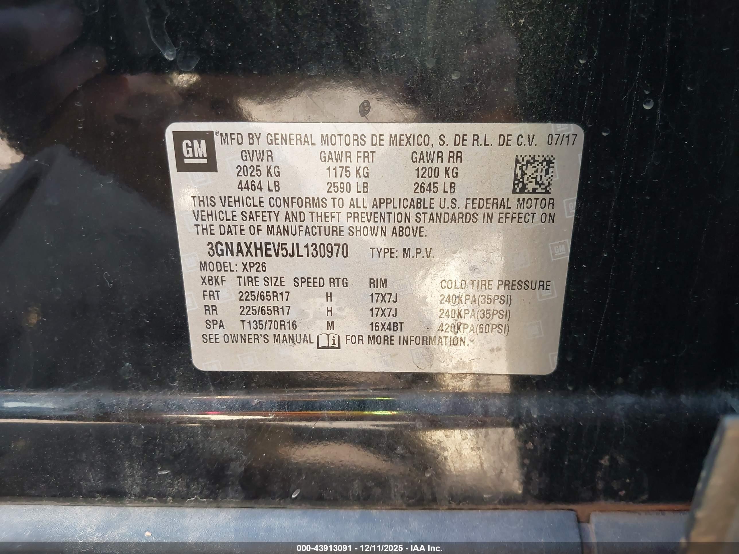 CHEVROLET EQUINOX image 9
