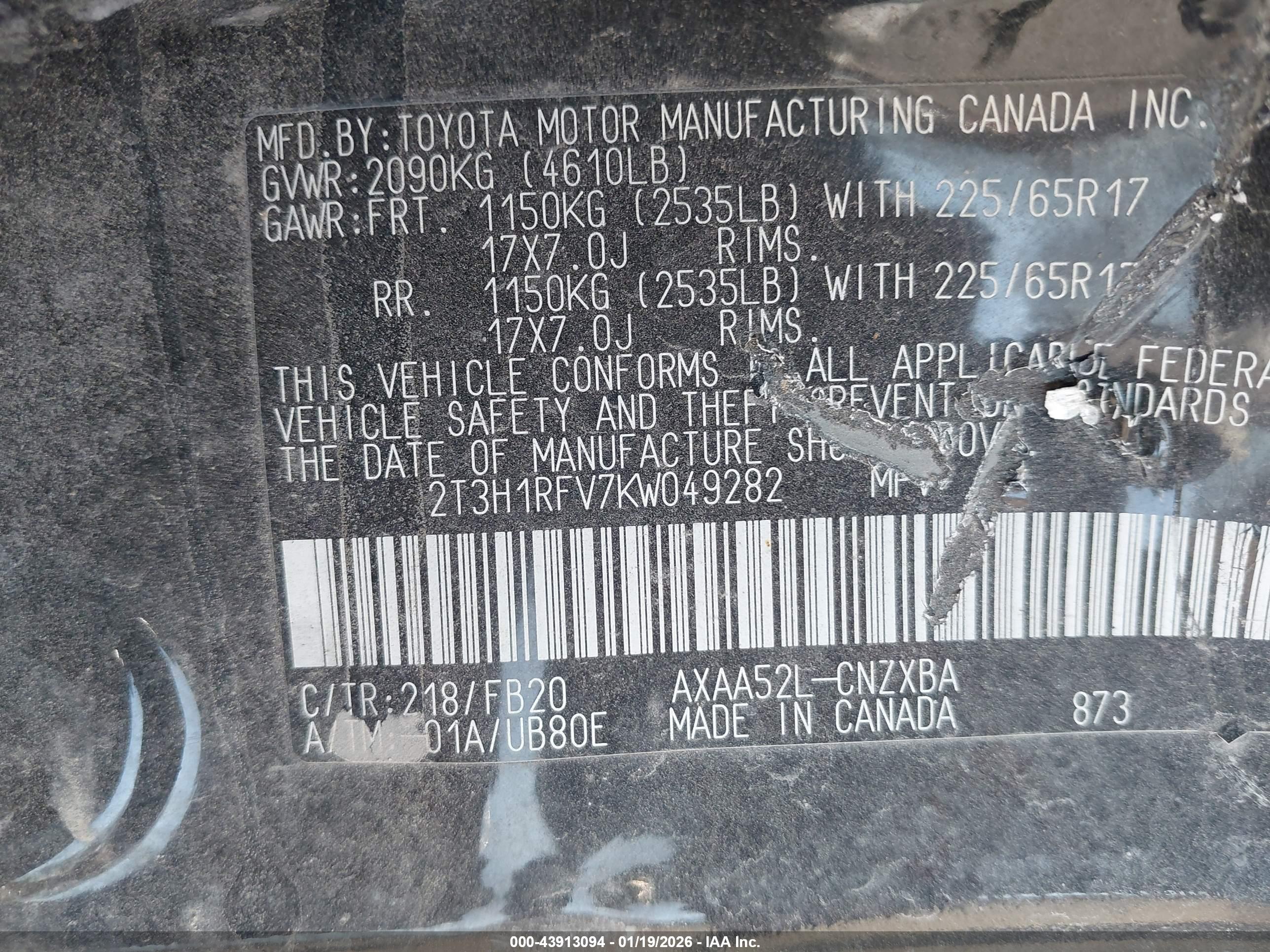 TOYOTA RAV4 image 9