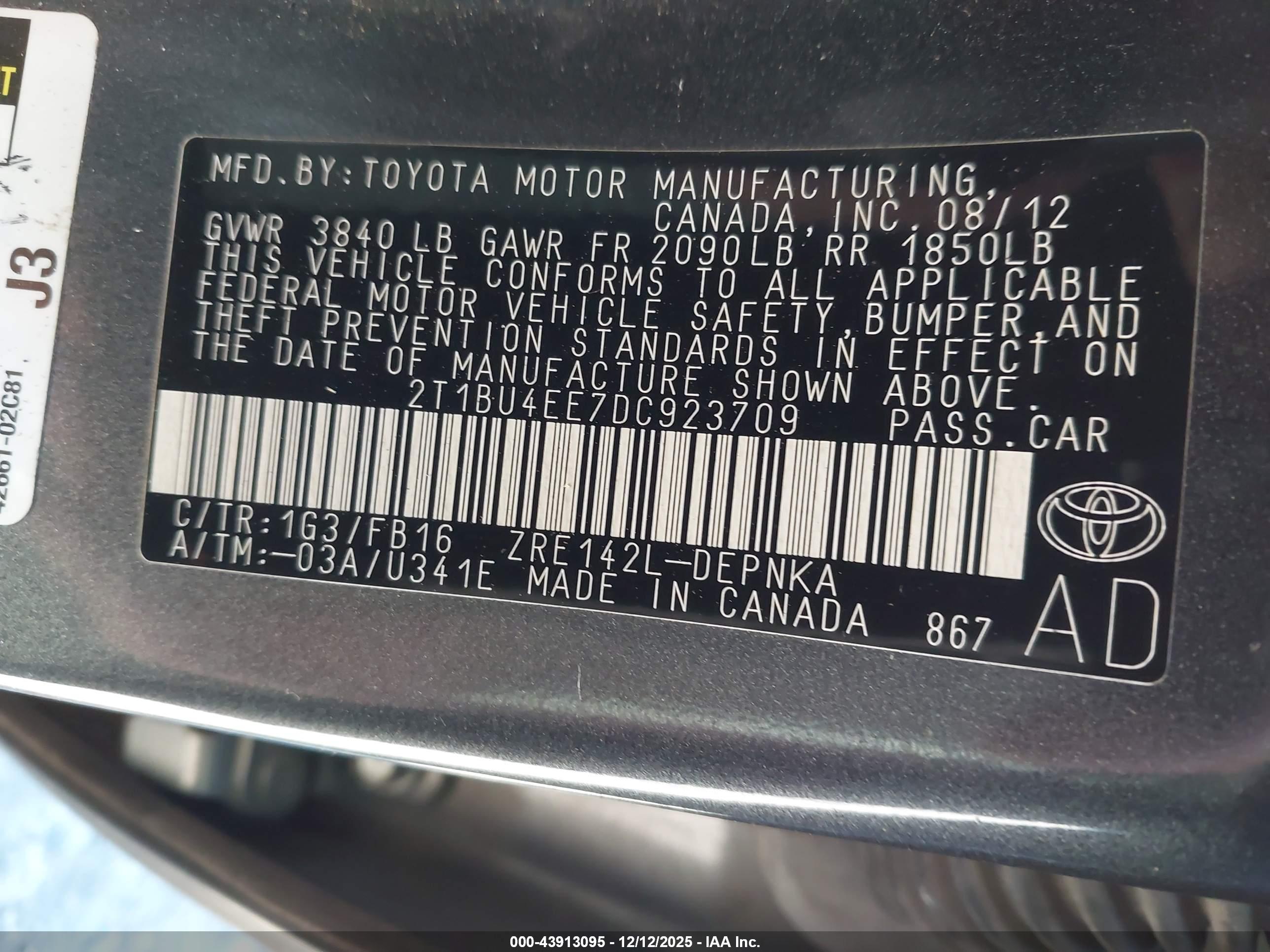 TOYOTA COROLLA image 9