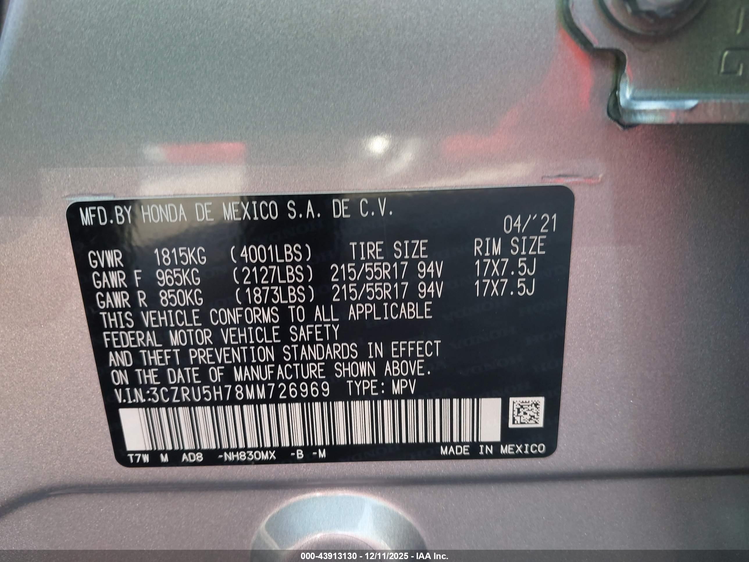 HONDA HR-V image 9