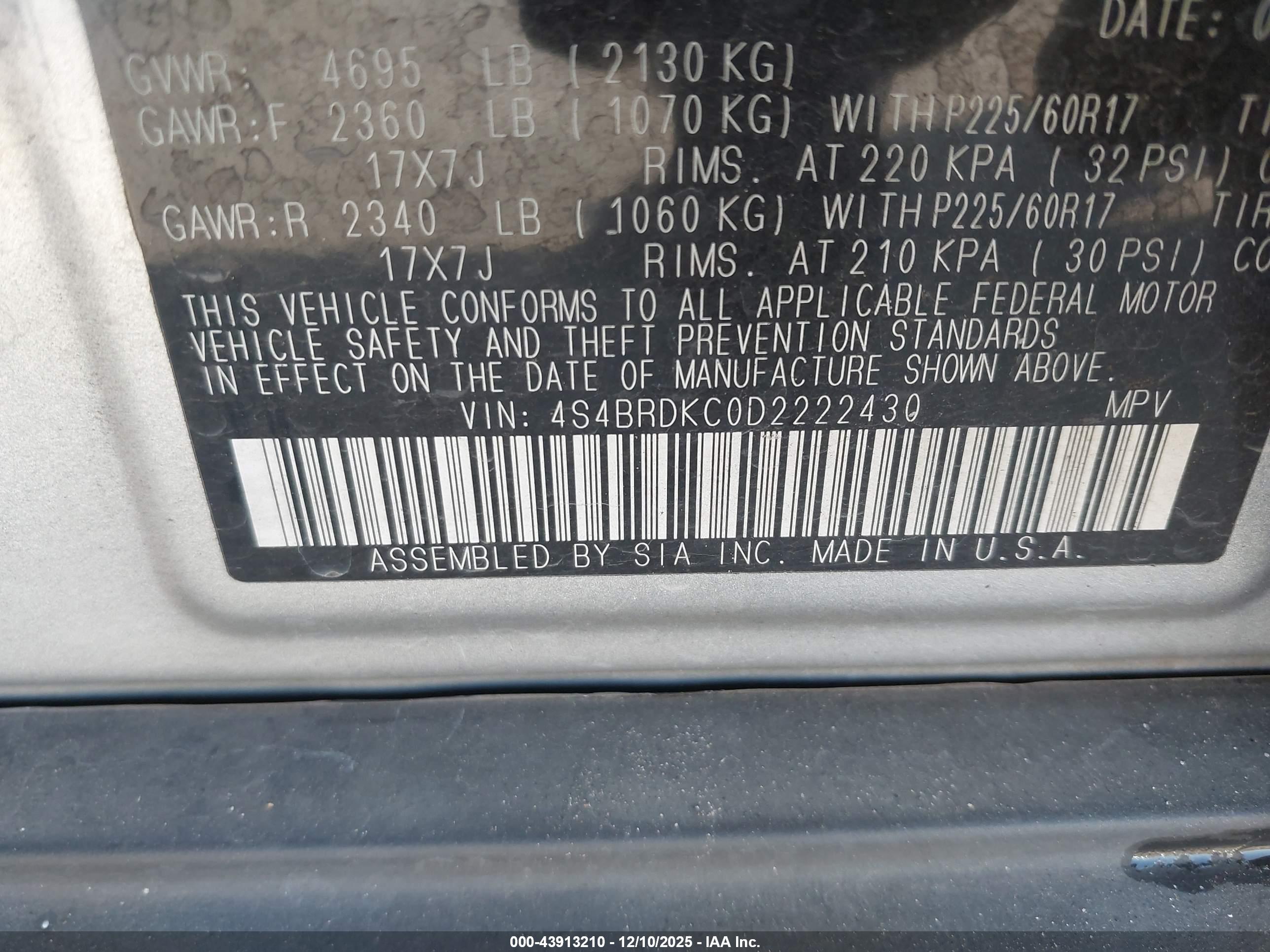 SUBARU OUTBACK image 9