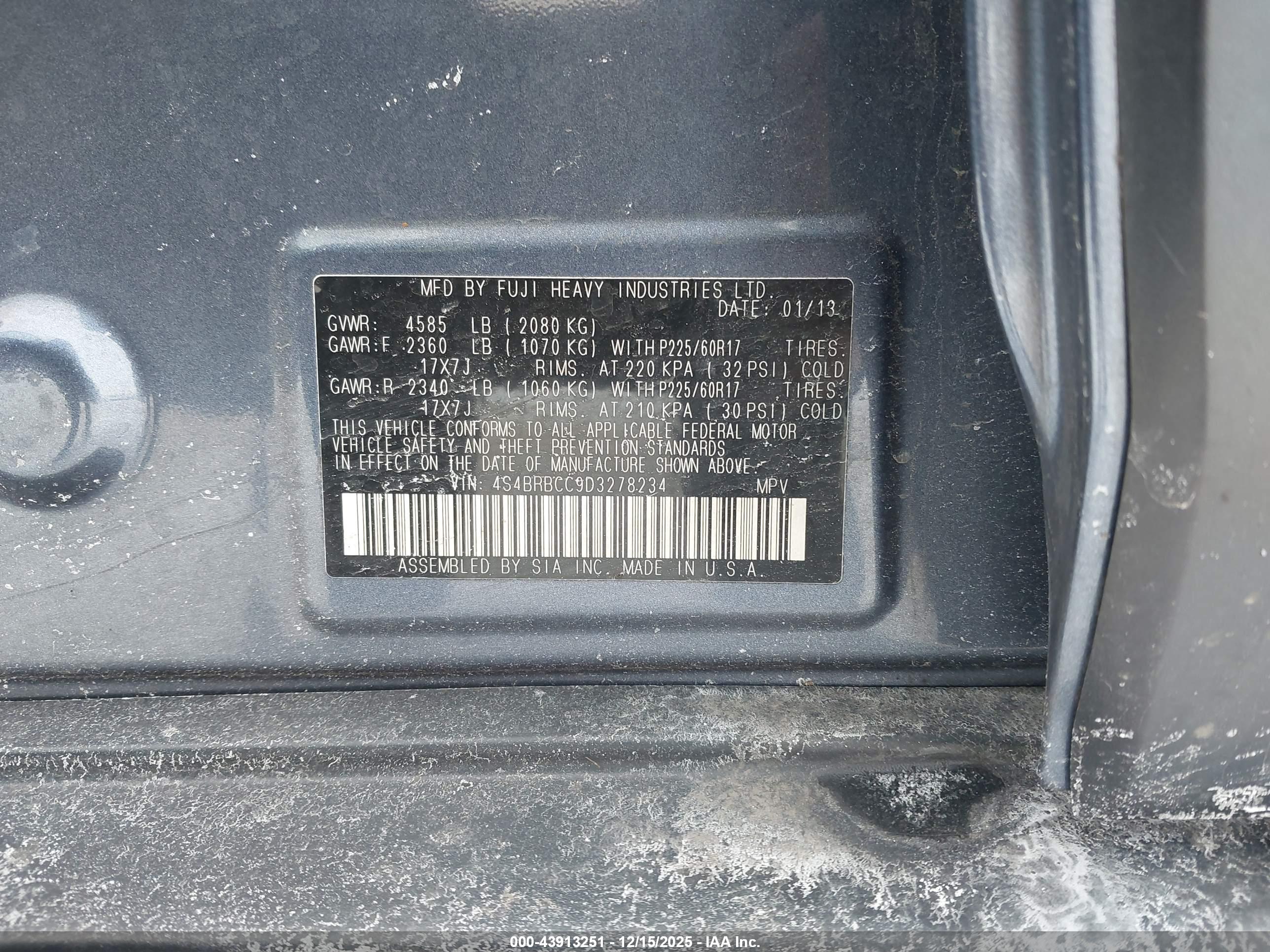 SUBARU OUTBACK image 9