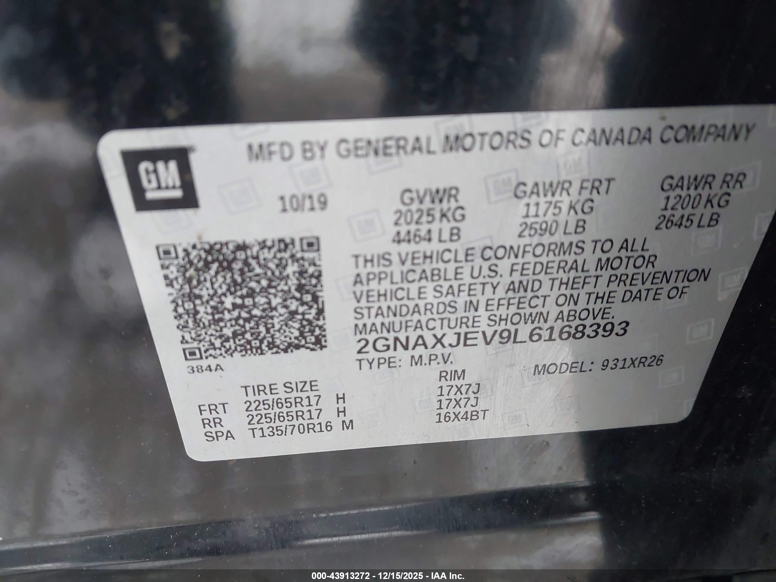 CHEVROLET EQUINOX image 9