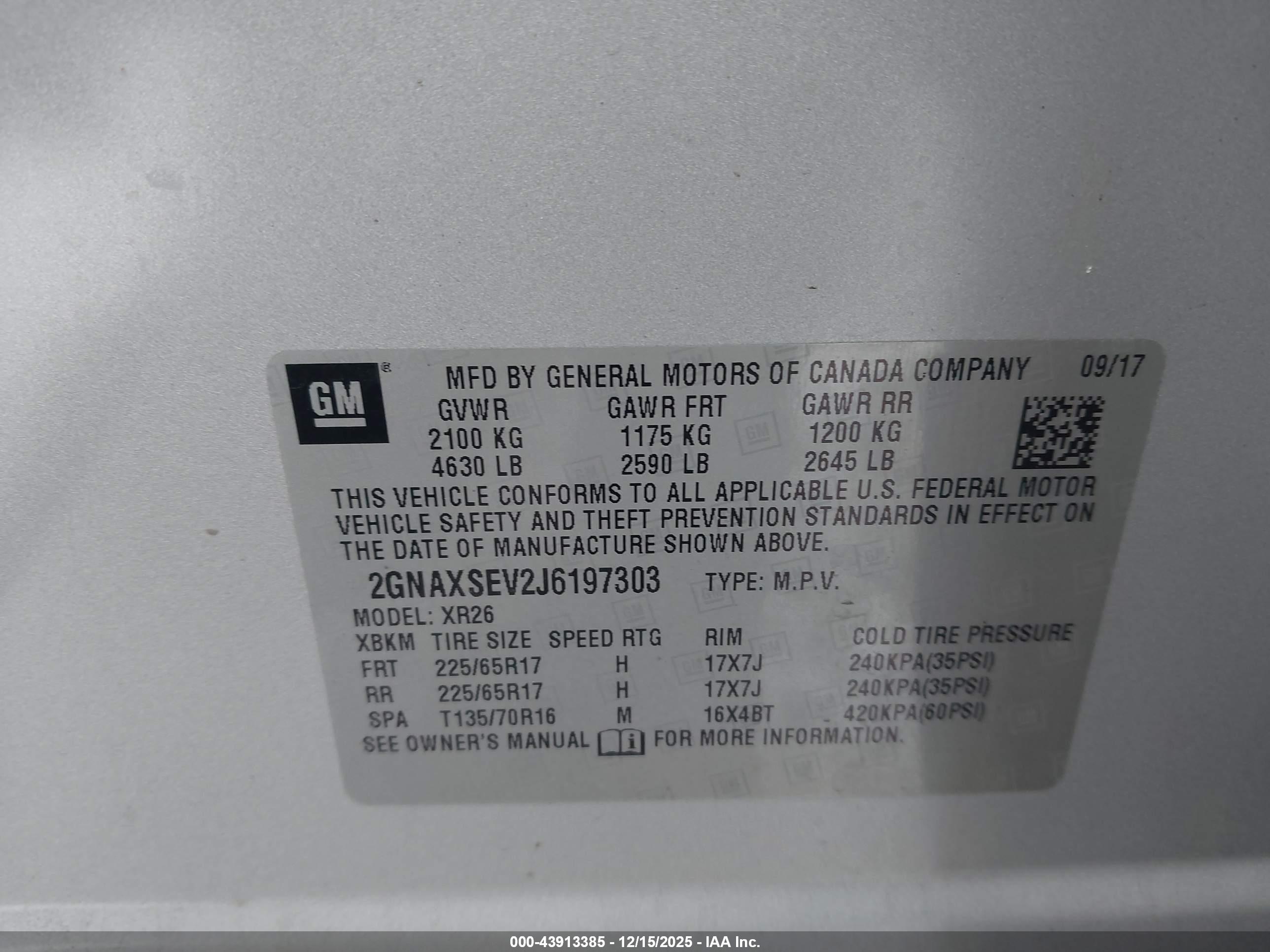 CHEVROLET EQUINOX image 9