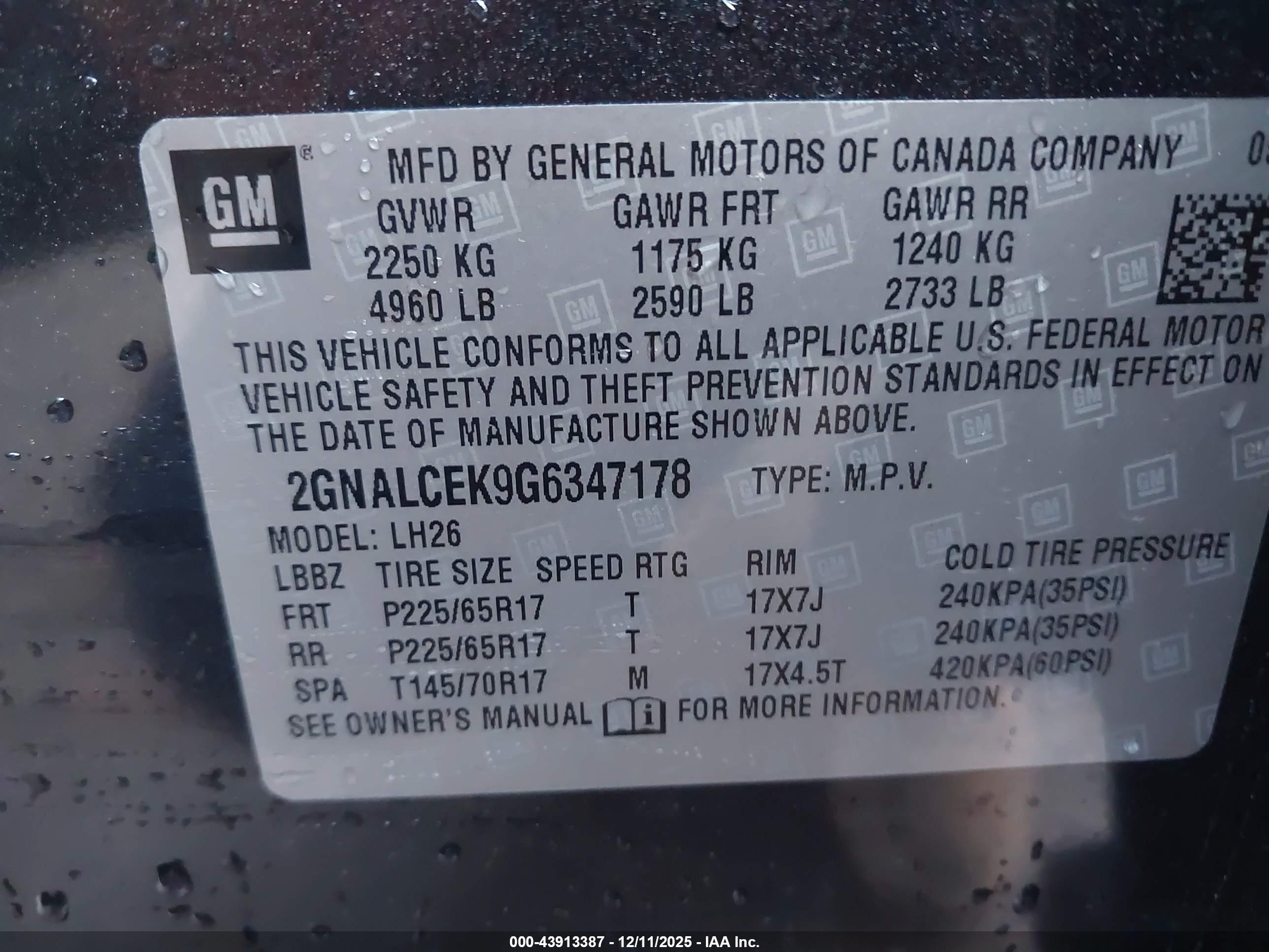 CHEVROLET EQUINOX image 9
