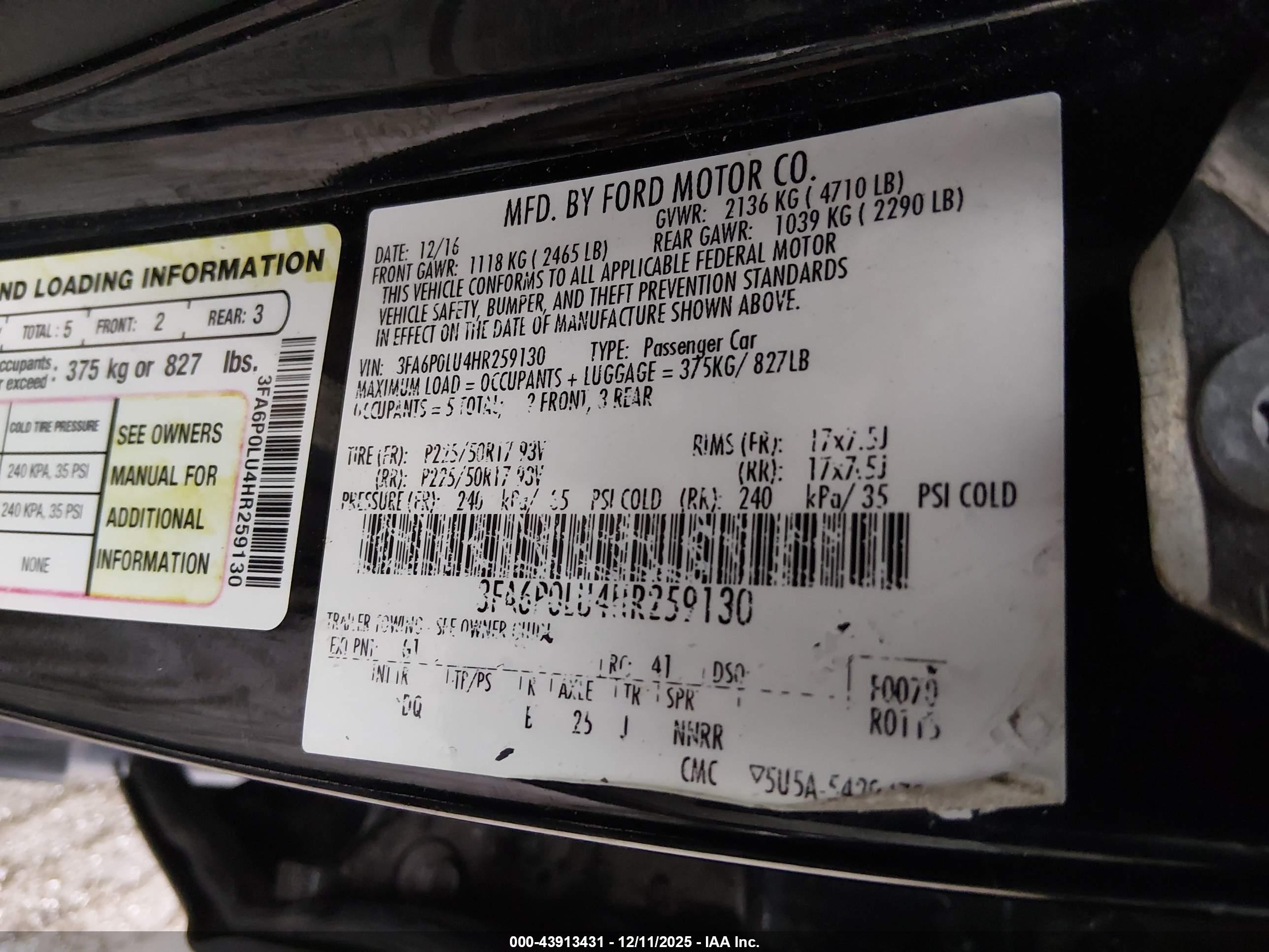 FORD FUSION image 9