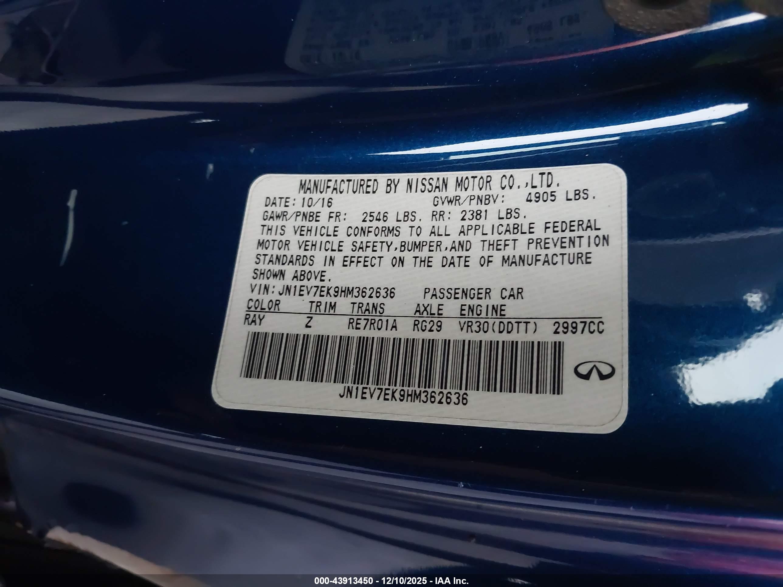 INFINITI Q60 image 9