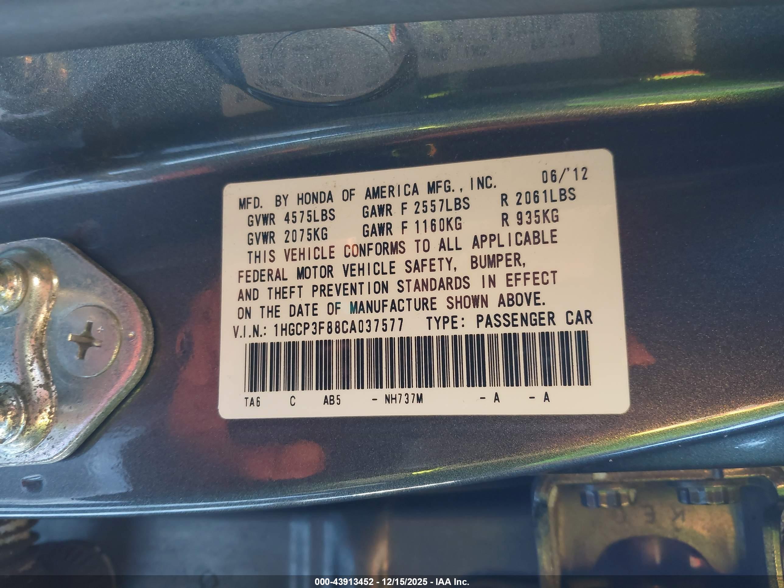 HONDA ACCORD image 9