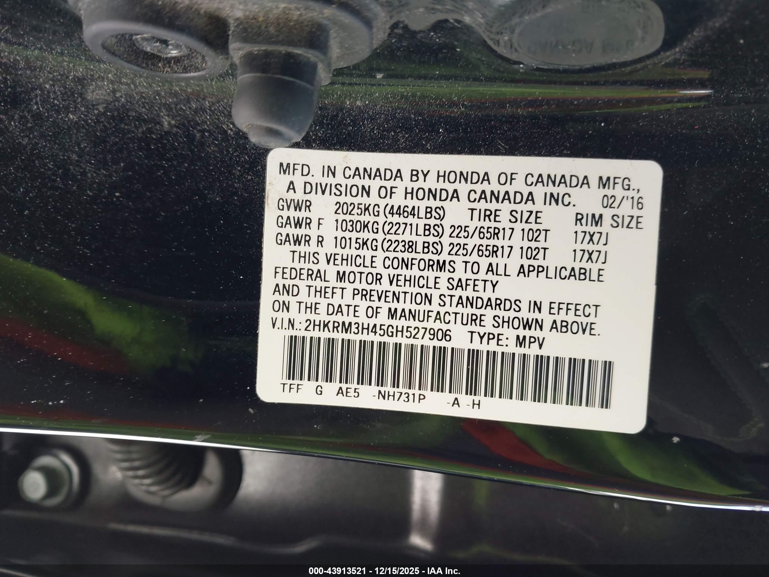 HONDA CR-V image 9