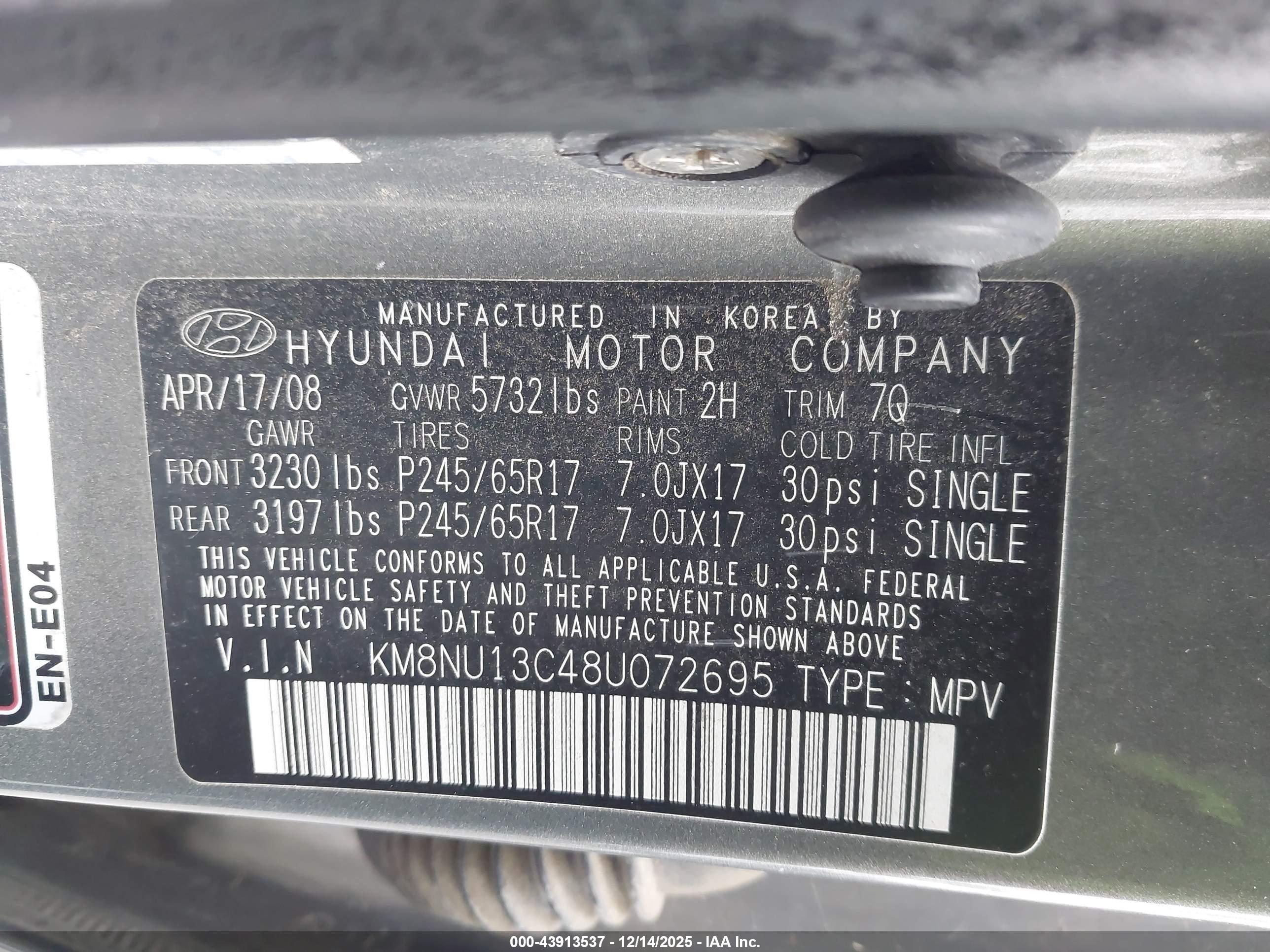 HYUNDAI VERACRUZ image 9