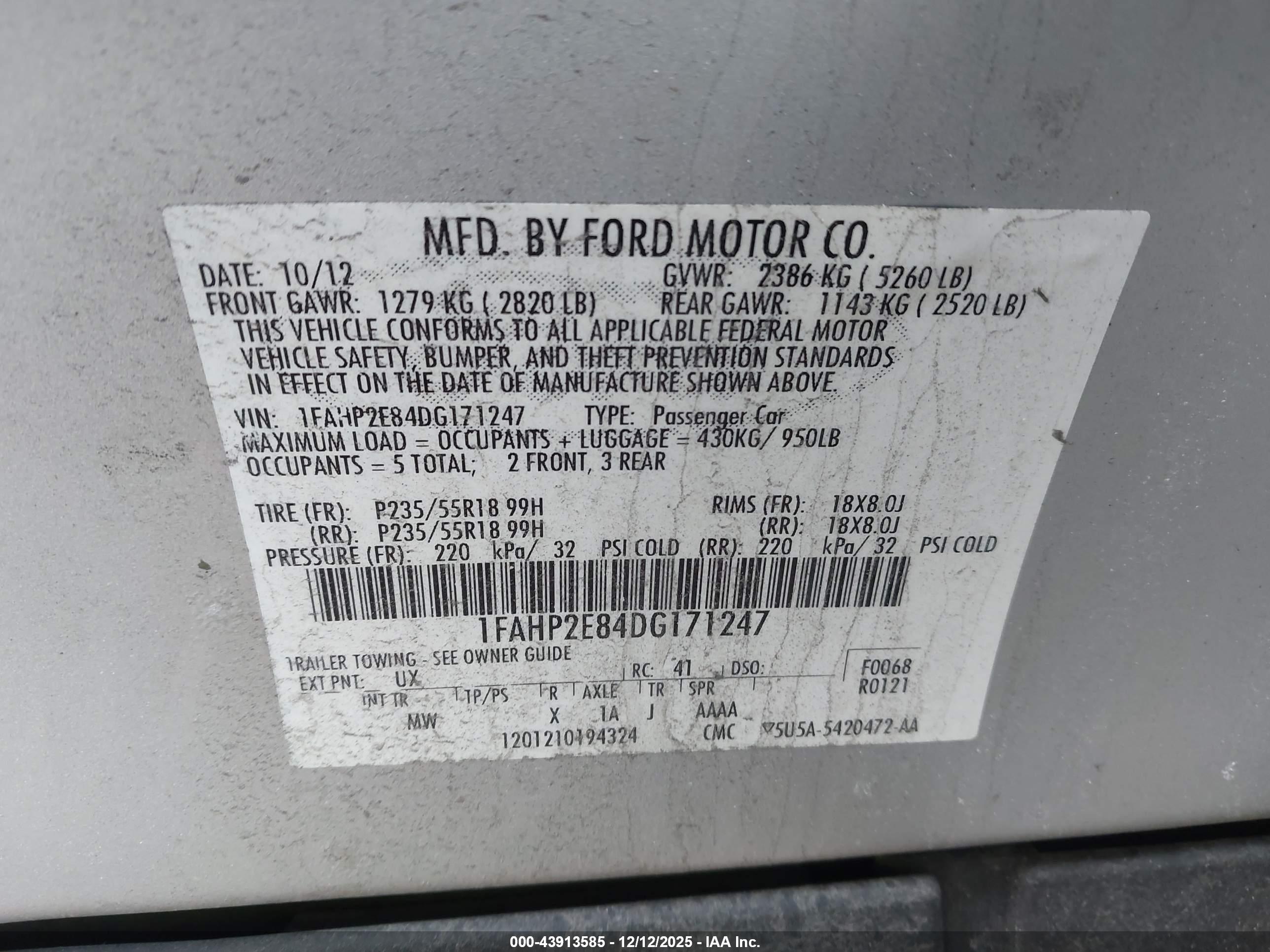 FORD TAURUS image 9