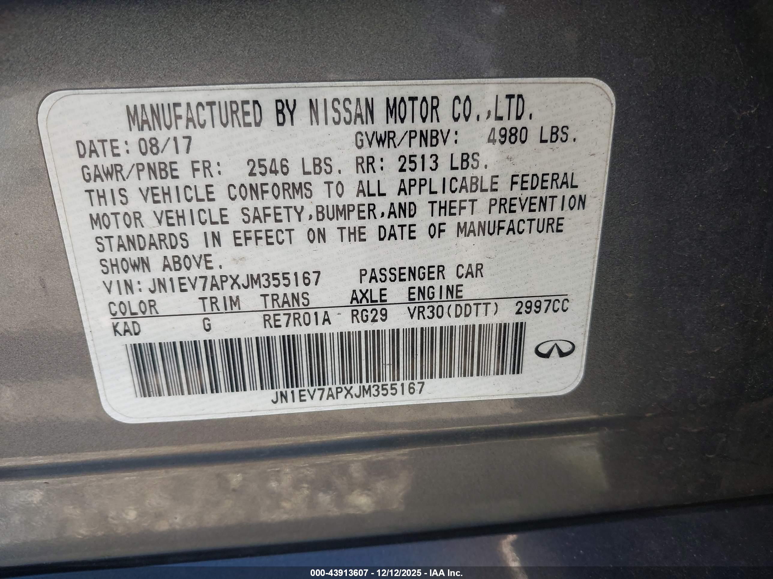INFINITI Q50 image 9