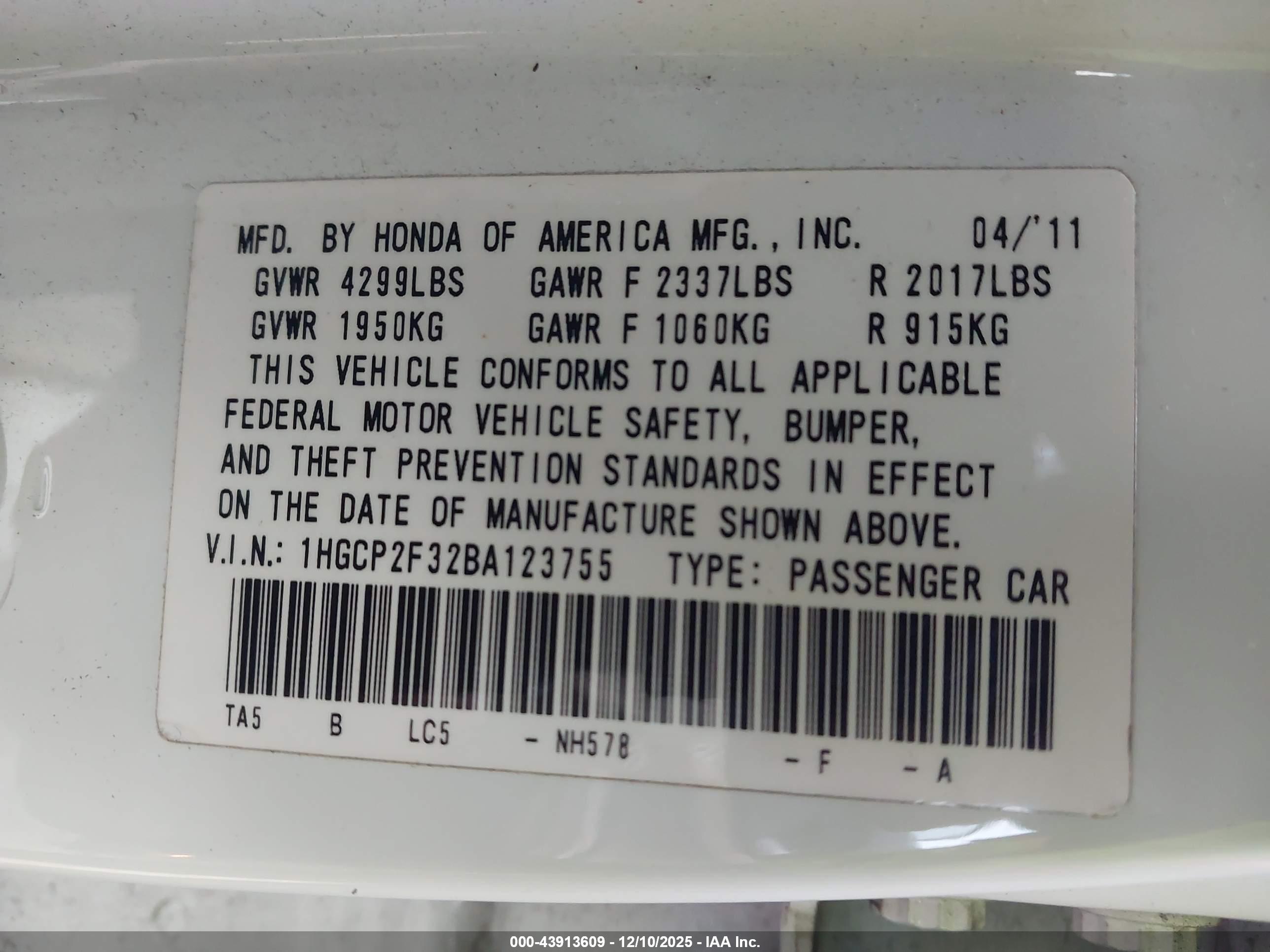 HONDA ACCORD image 9
