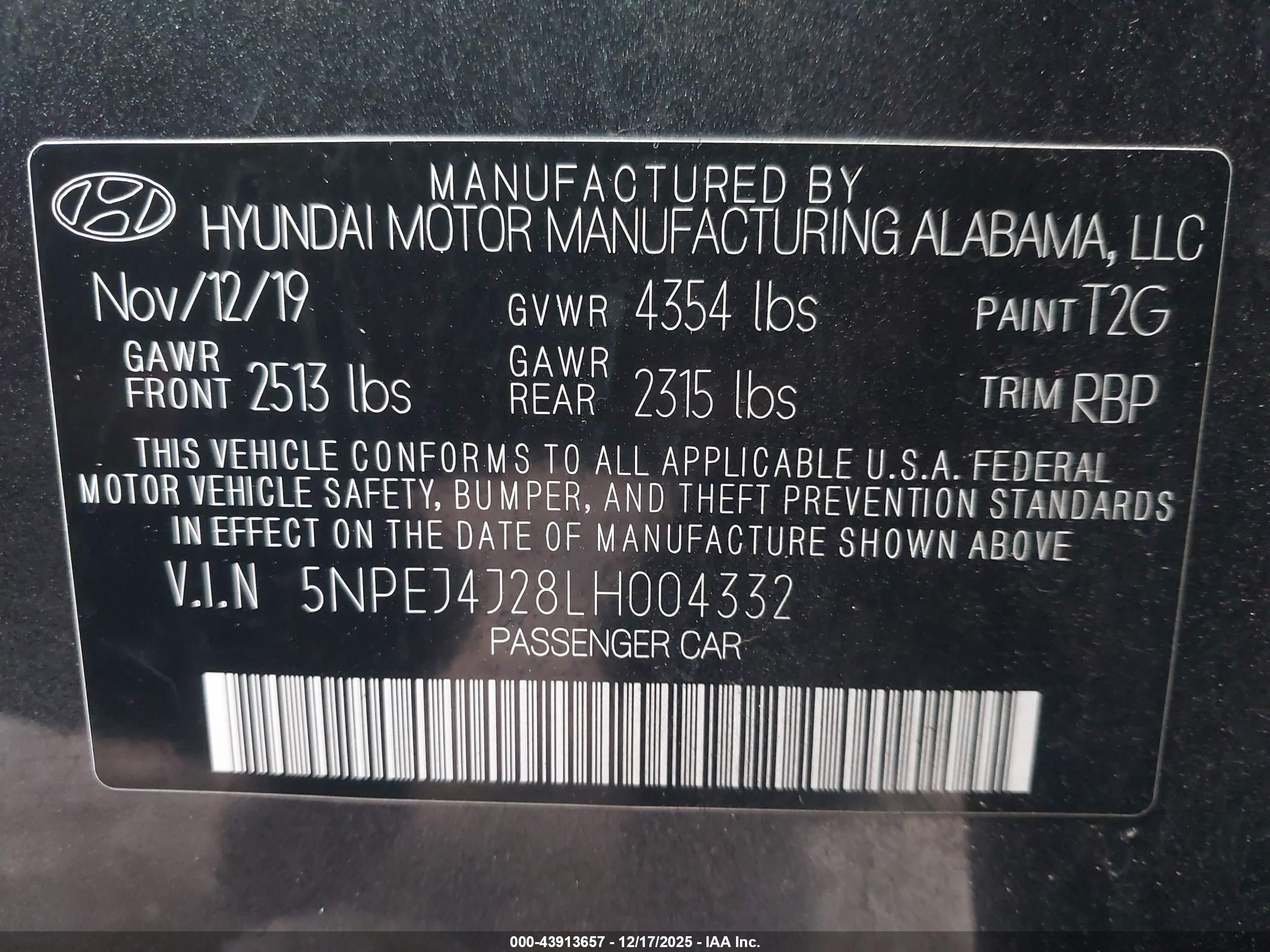 HYUNDAI SONATA image 9