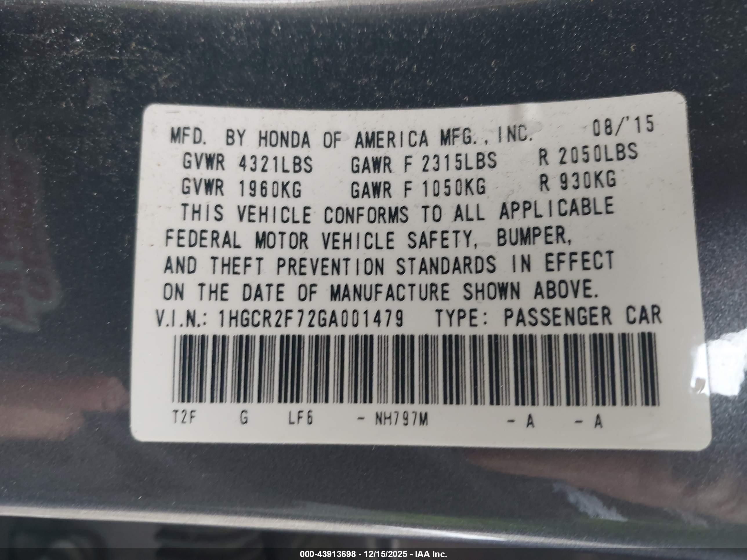 HONDA ACCORD image 9