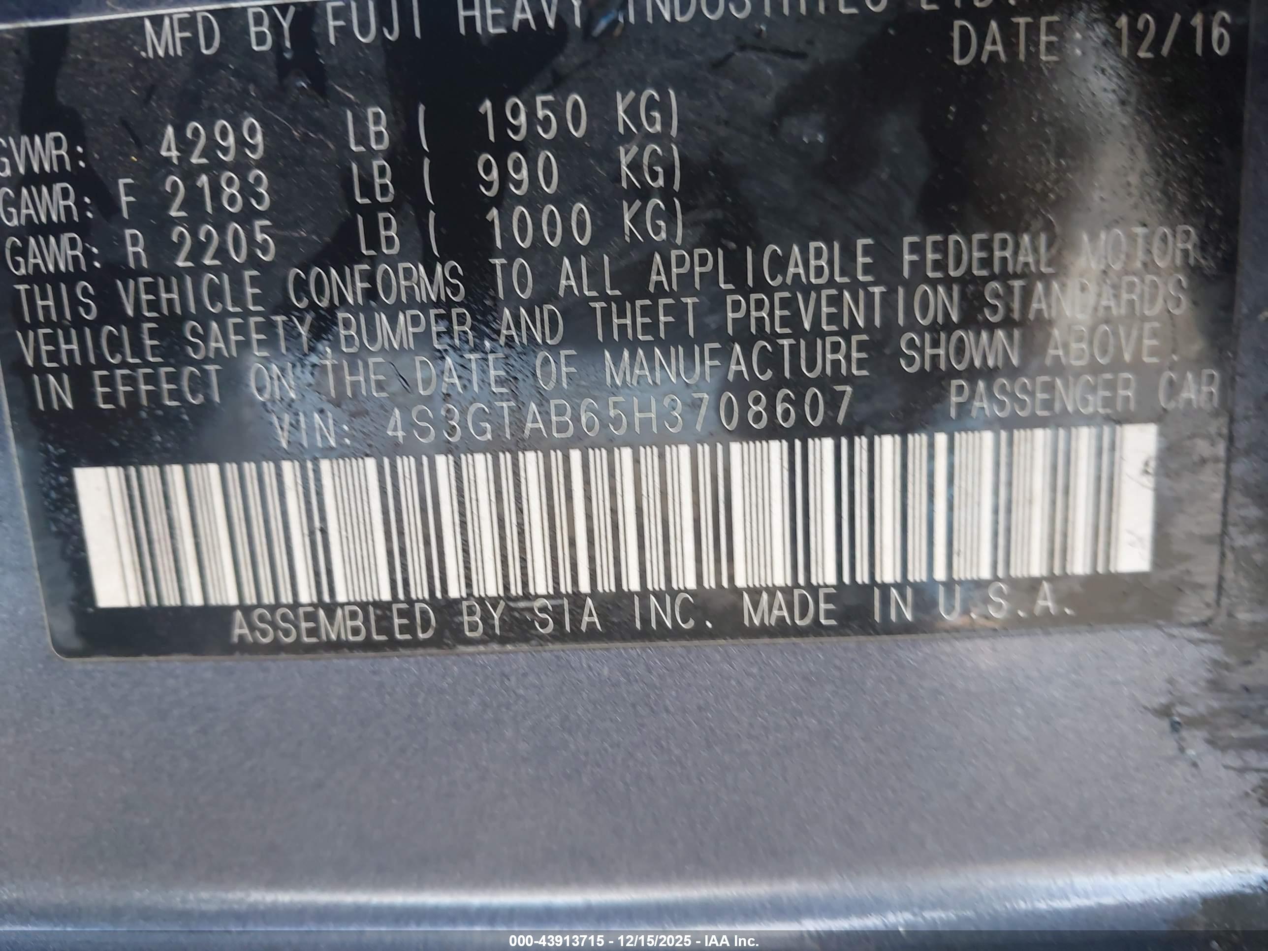 SUBARU IMPREZA image 9
