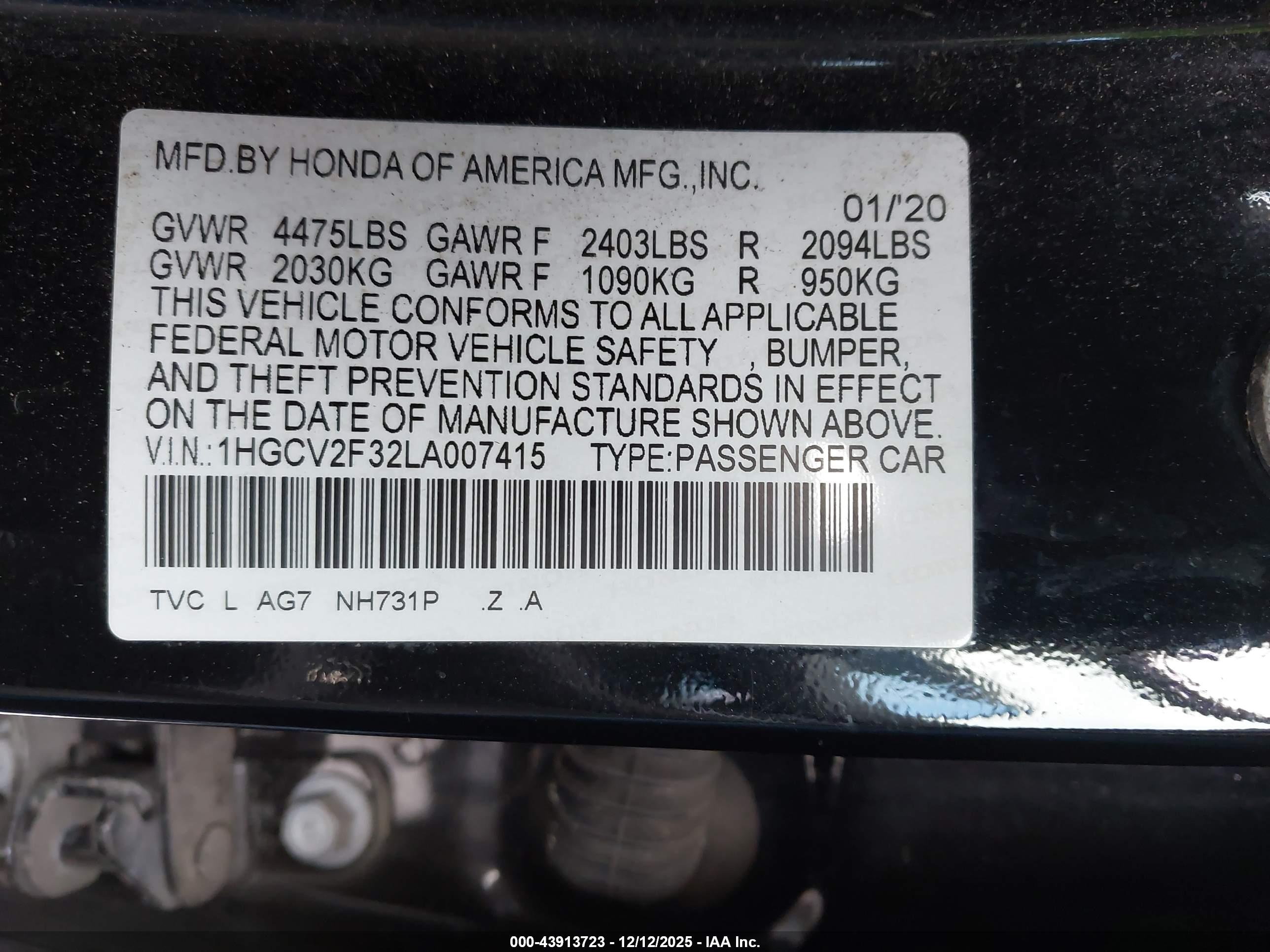HONDA ACCORD image 9