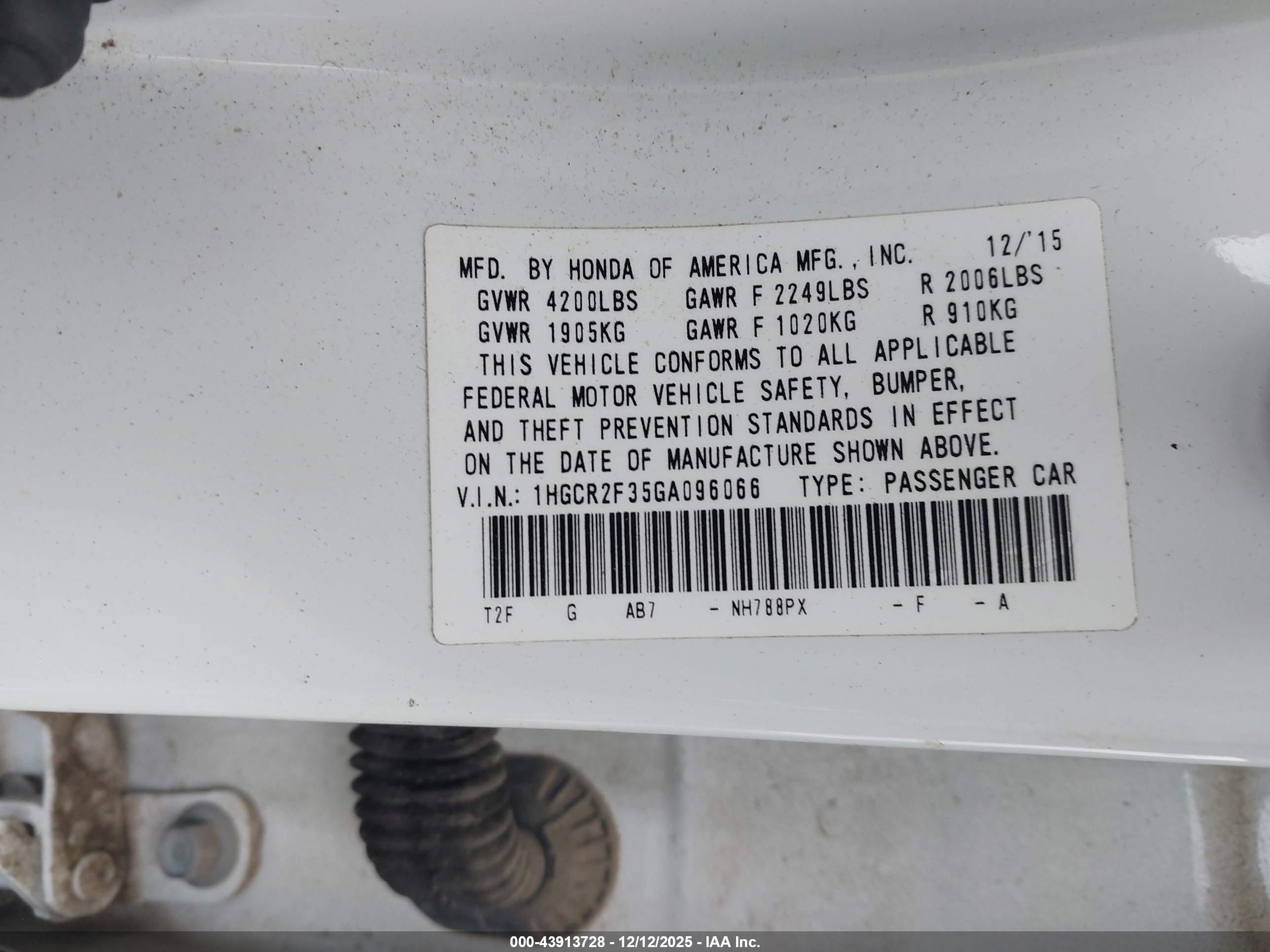 HONDA ACCORD image 9