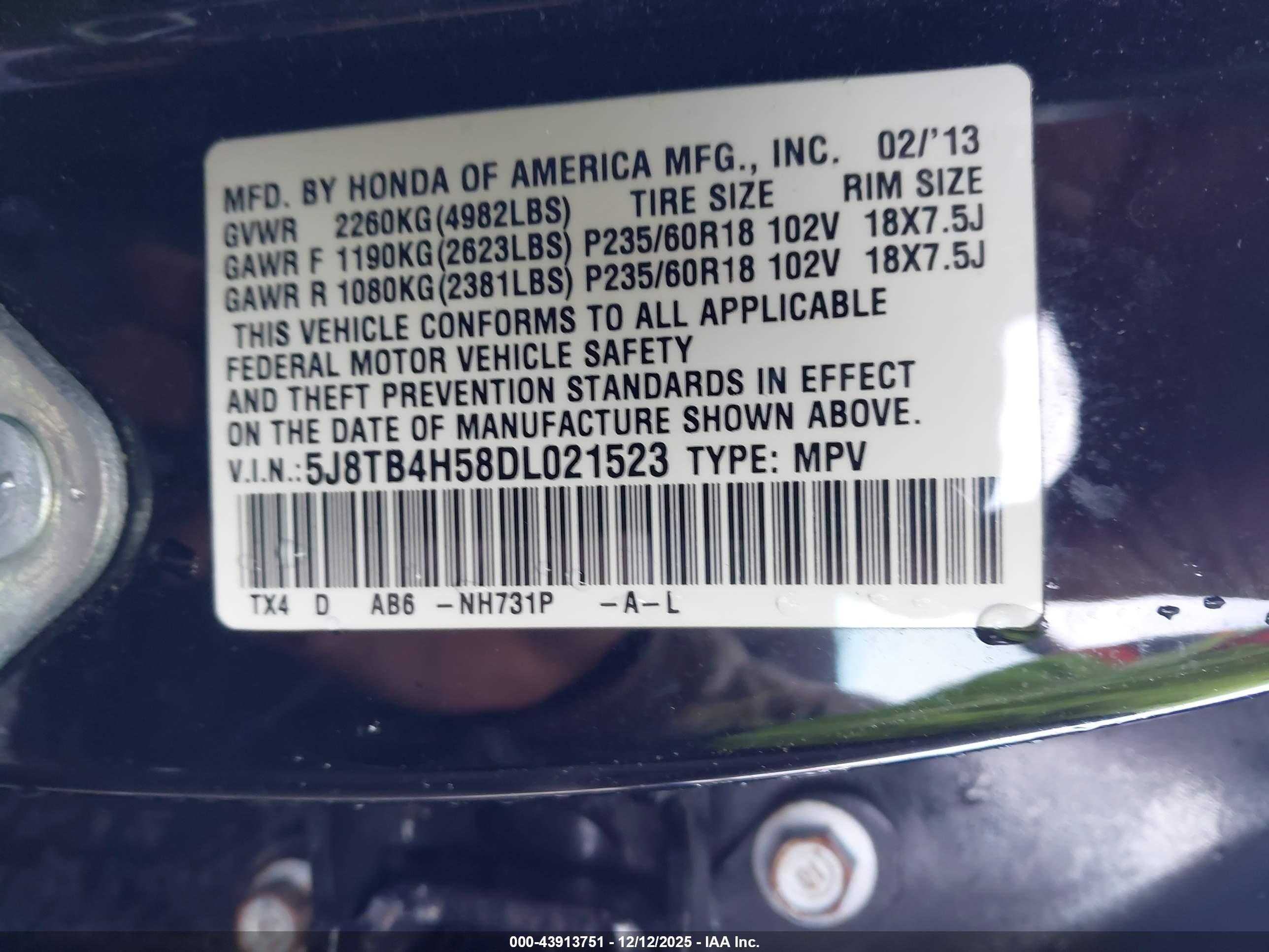 ACURA RDX image 9