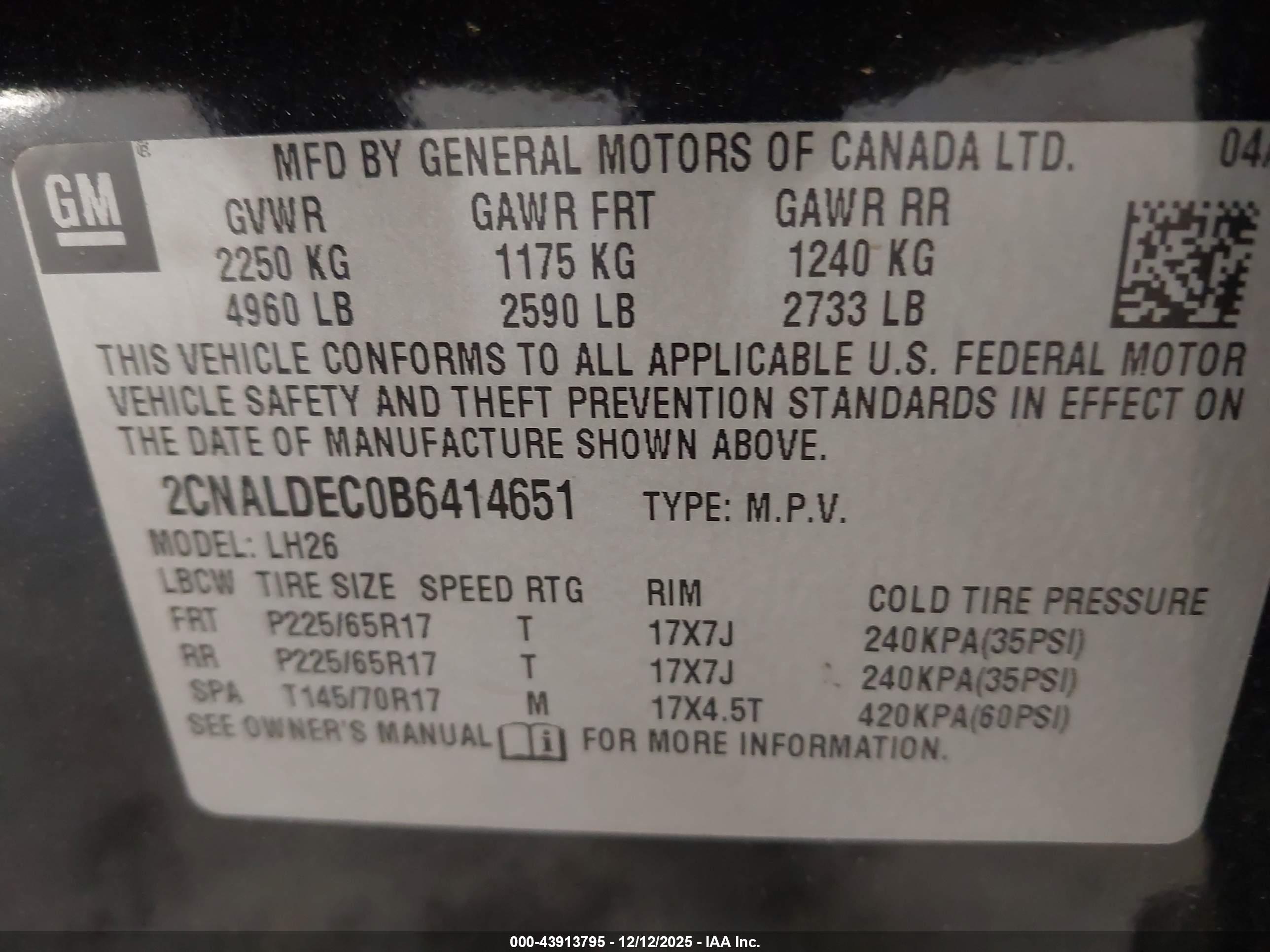 CHEVROLET EQUINOX image 9