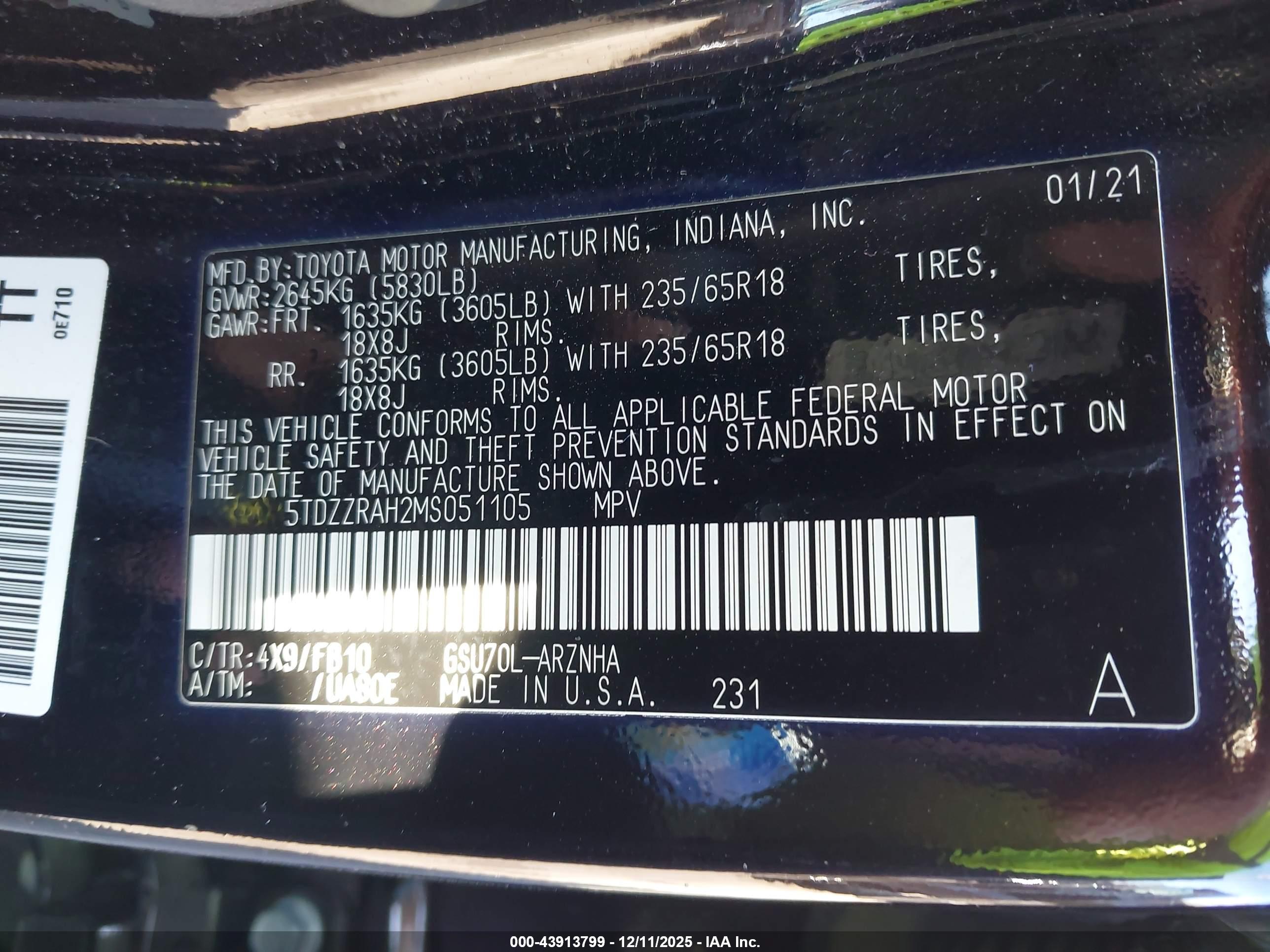 TOYOTA HIGHLANDER image 9