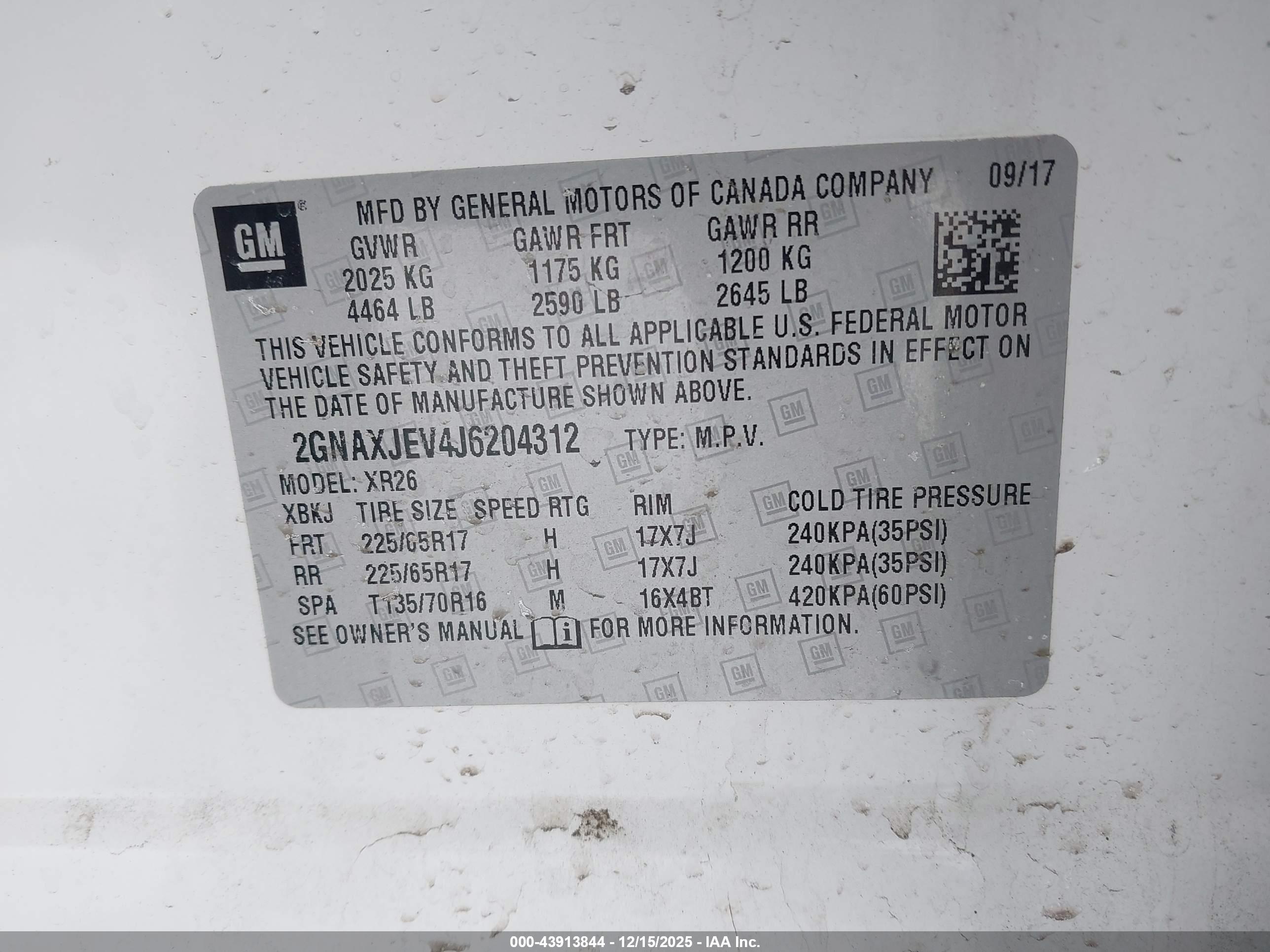 CHEVROLET EQUINOX image 9